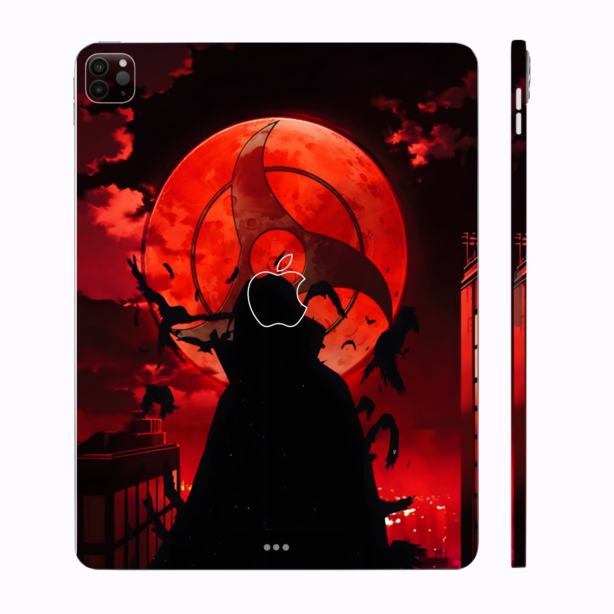 Apple iPad Pro 11 M1 2021 Shadow of Itachi The Mangekyou Anime Tablet Skins