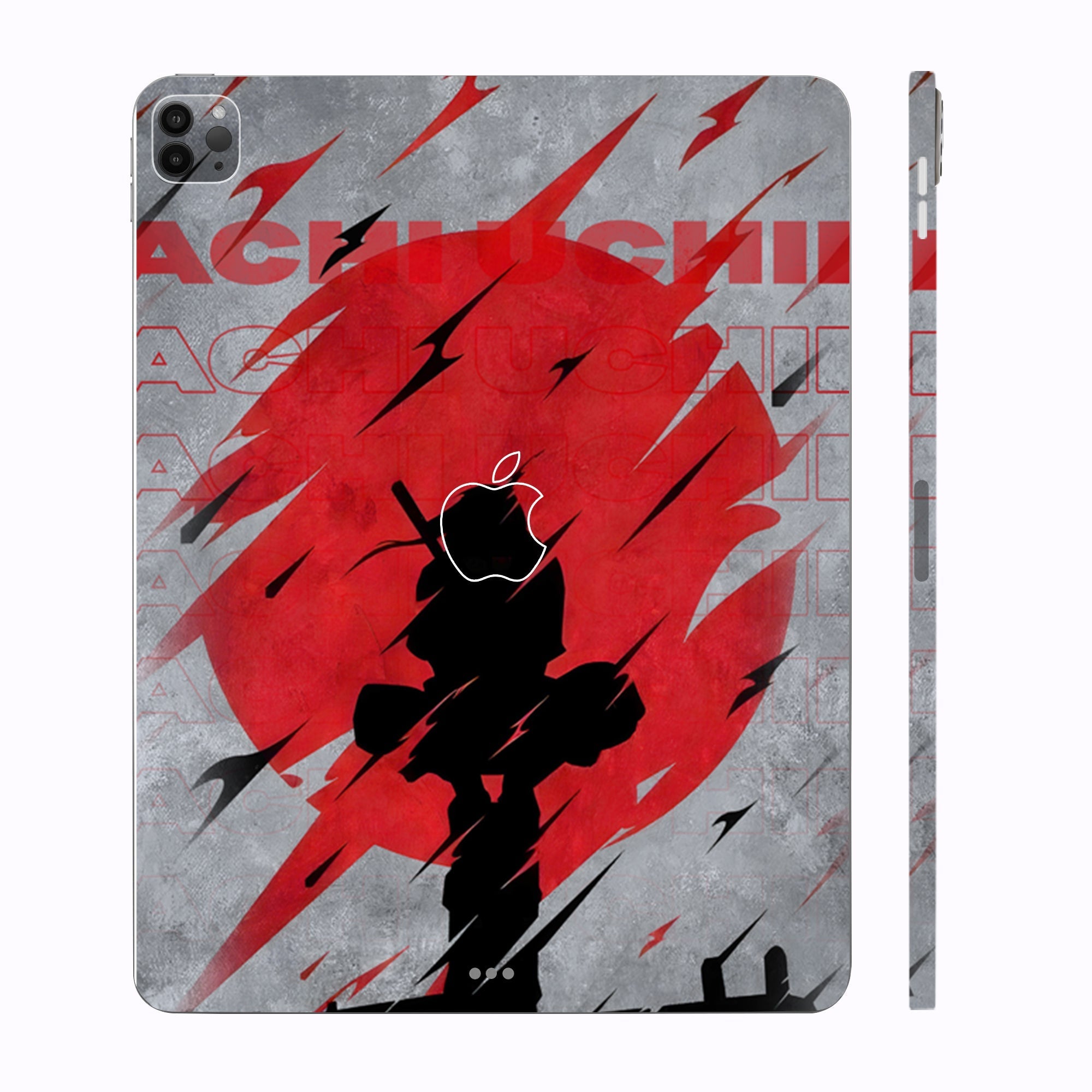 Apple iPad Pro 11 M1 2021 Itachi Uchiha in Bold Red Anime Tablet Skins
