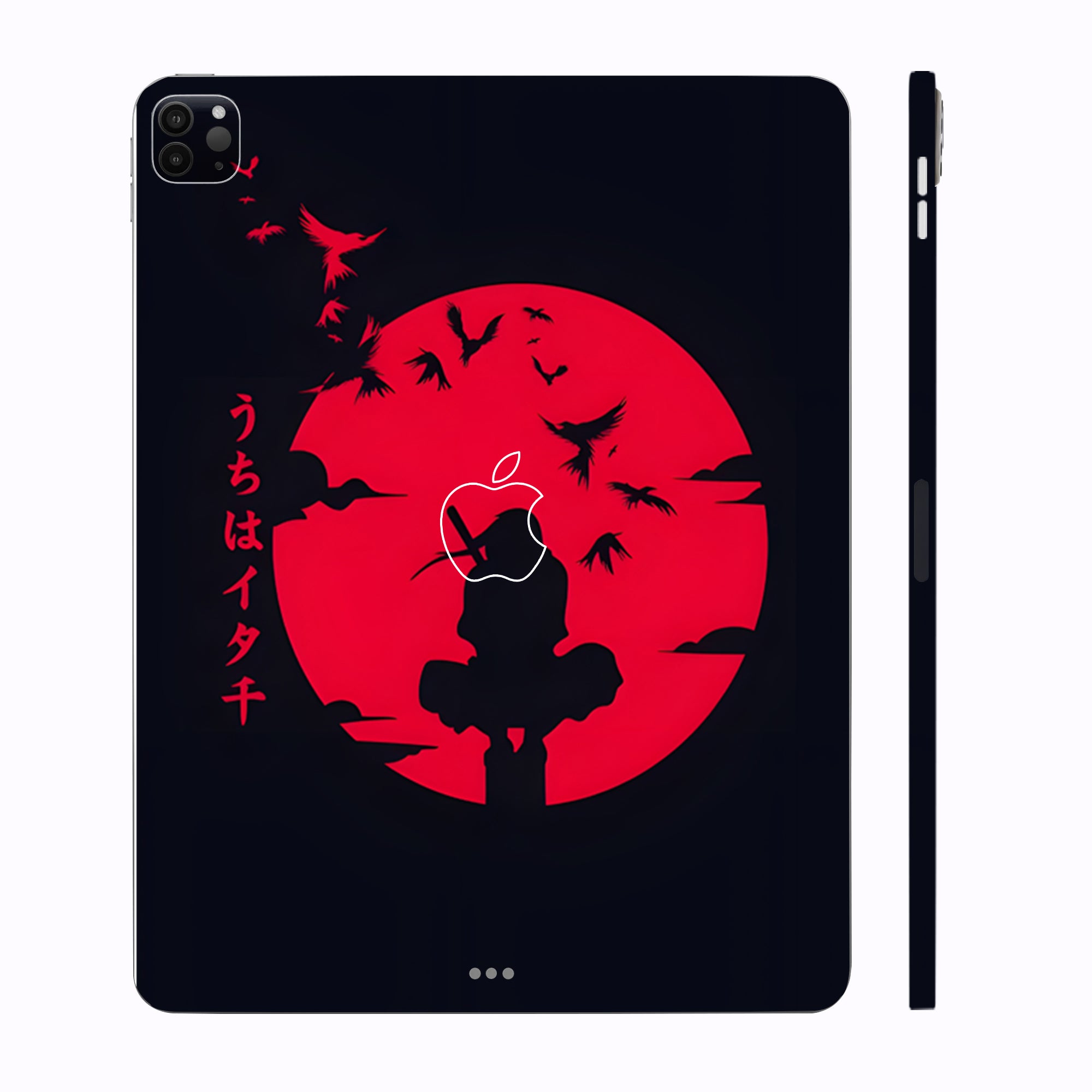 Apple iPad Pro 11 M1 2021 Uchiha Itachi Silhouette Anime Tablet Skins