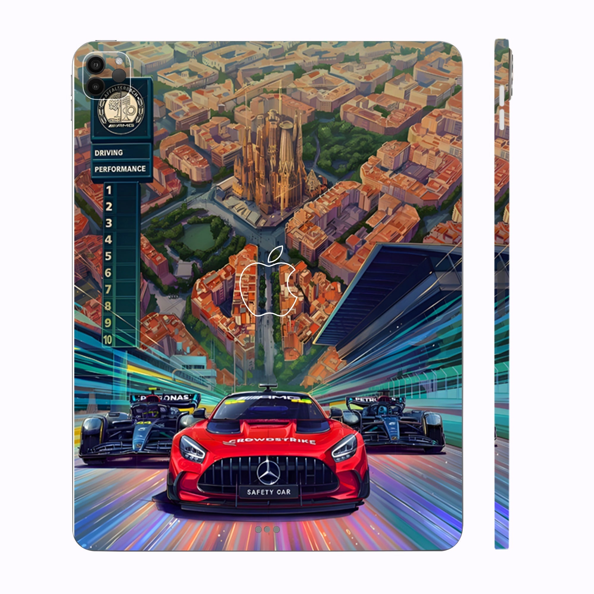 Apple iPad Pro 11 M1 2021 2023 Spanish Grand Prix Cars & Bikes Tablet Skins