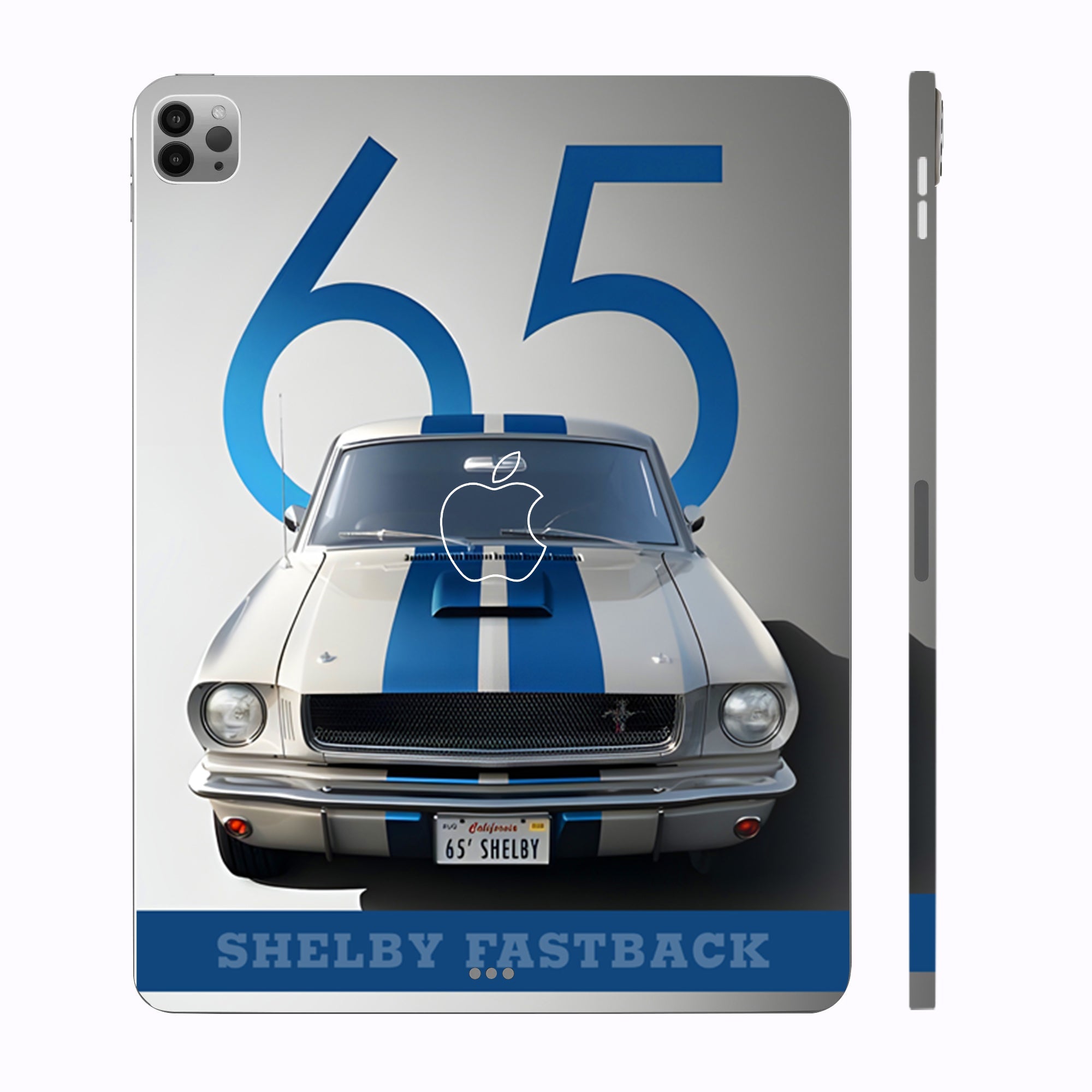Apple iPad Pro 12.9 M2 2022 Cobalt Blue Shelby Mustang GT350 Cars & Bikes Tablet Skins
