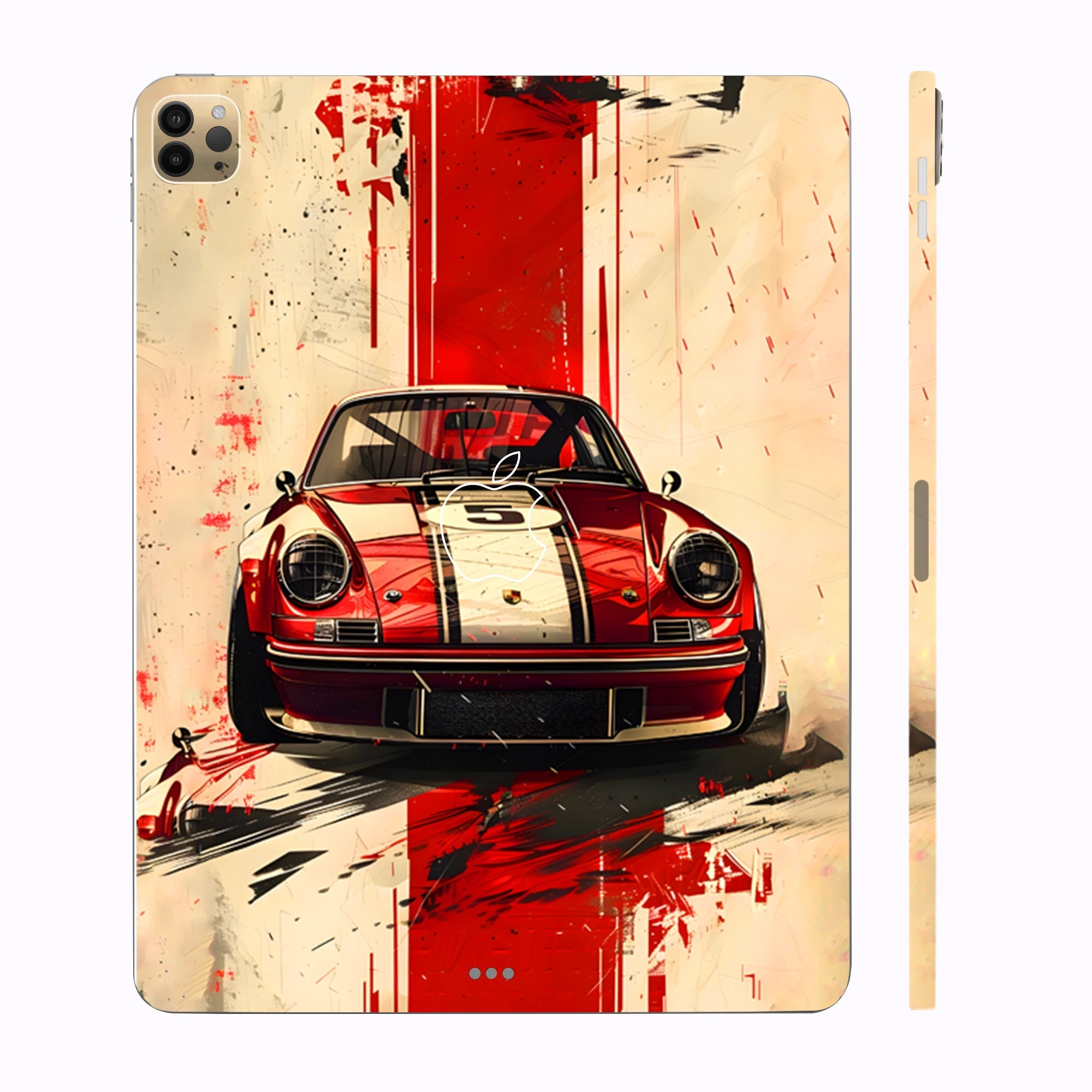 Apple iPad Pro 11 2020 Classic Red Porsche Cars & Bikes Tablet Skins