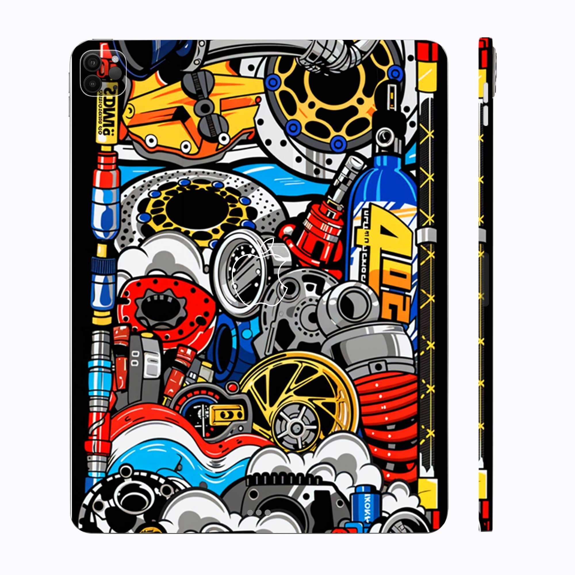 Apple iPad Pro 11 M1 2021 Mechanical Chaos Cars & Bikes Tablet Skins
