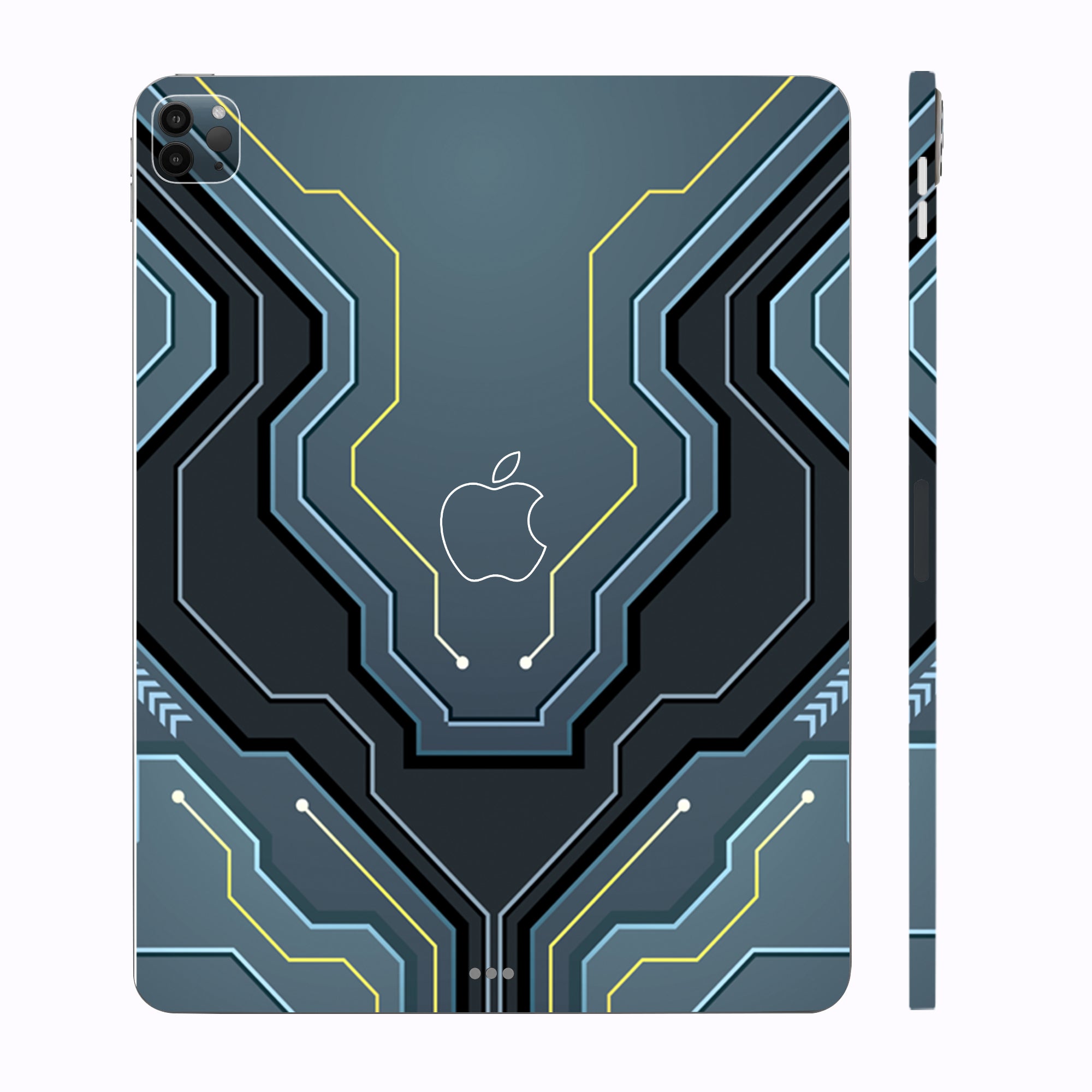 Apple iPad Pro 12.9 M1 2021 Futuristic Techno Tablet Skins