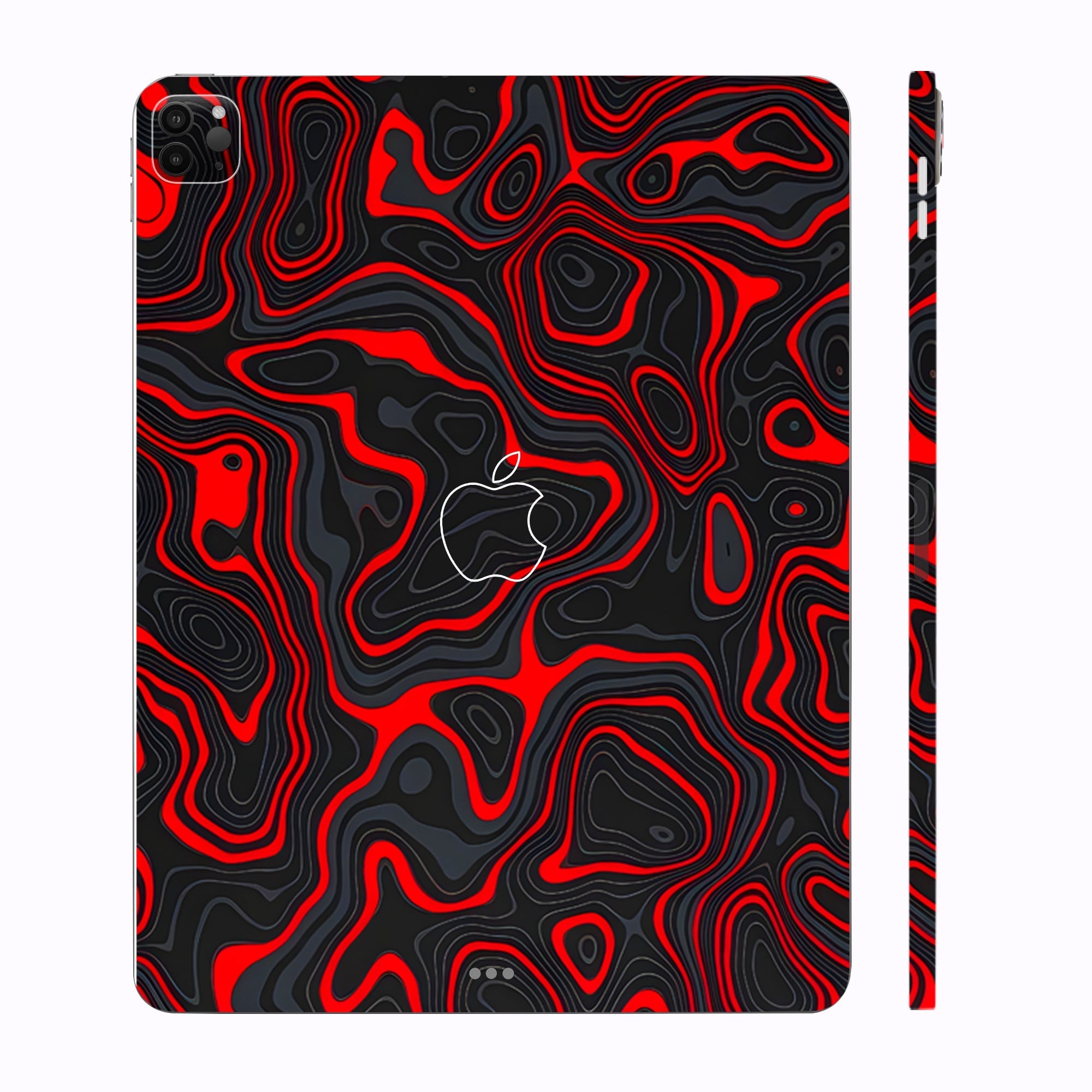 Apple iPad Pro 12.9 M1 2021 Crimson Waves Tablet Skins