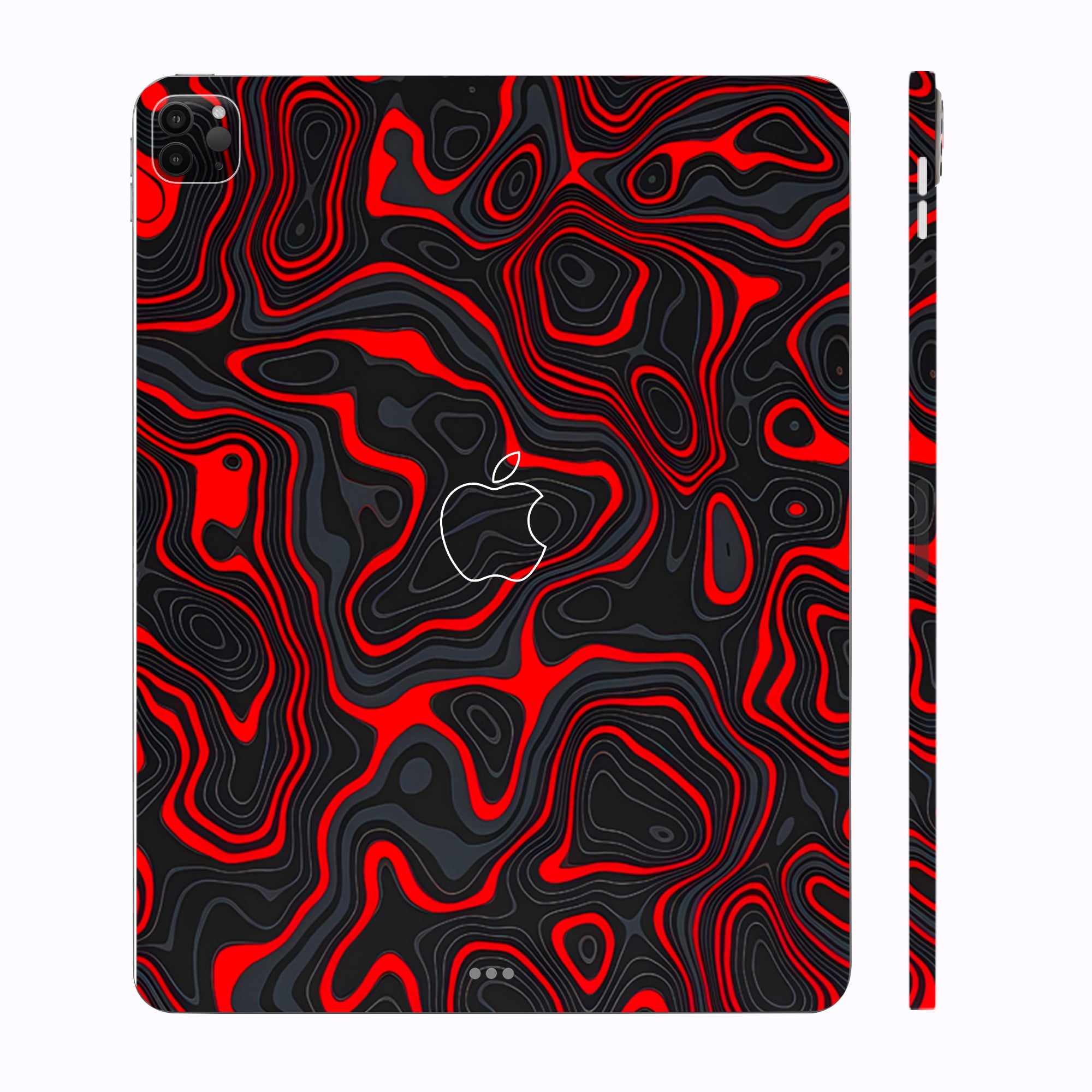 Apple iPad Pro 12.9 M2 2022 Crimson Waves Tablet Skins