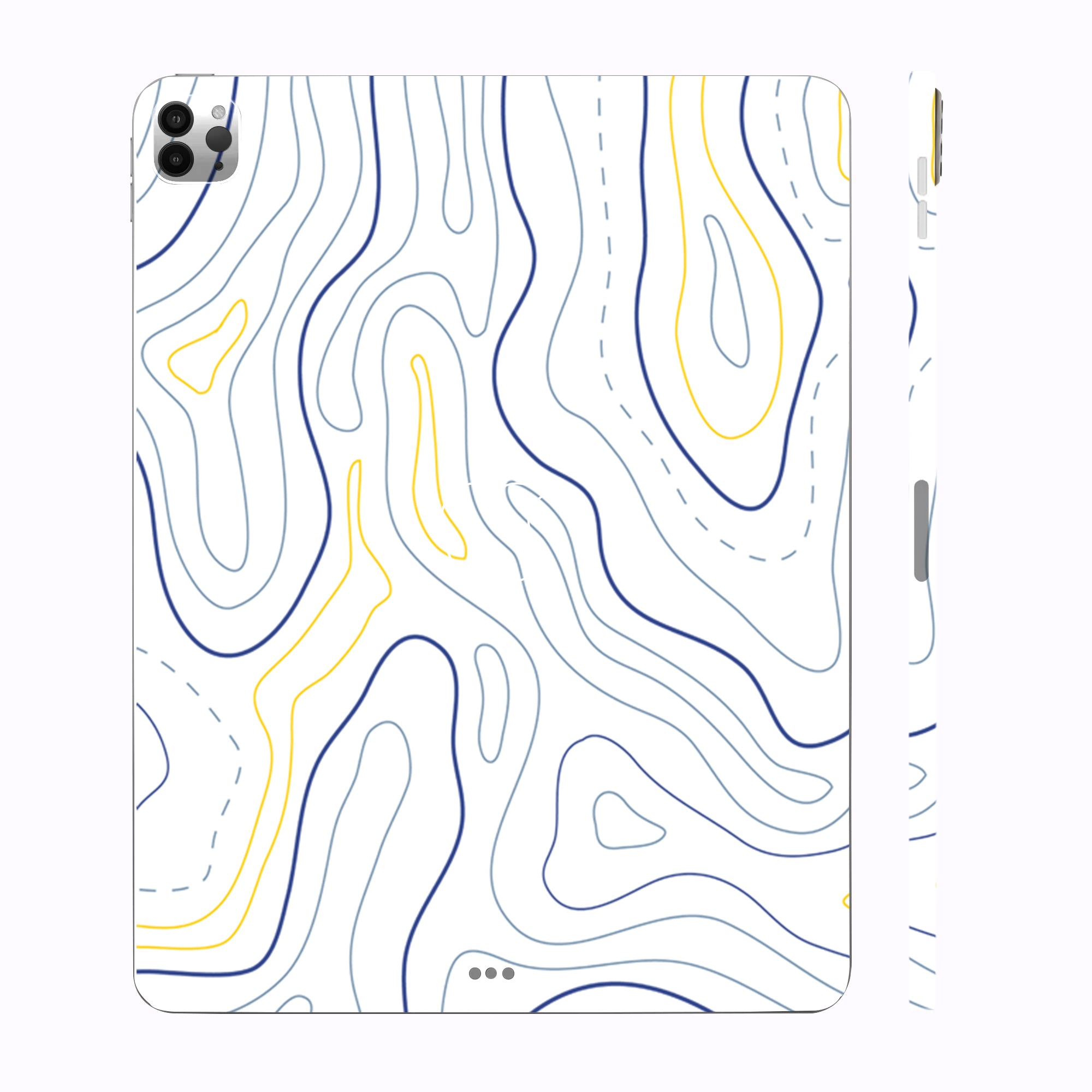 Apple iPad Pro 12.9 M2 2022 Minimalist Colorful Contours Tablet Skins