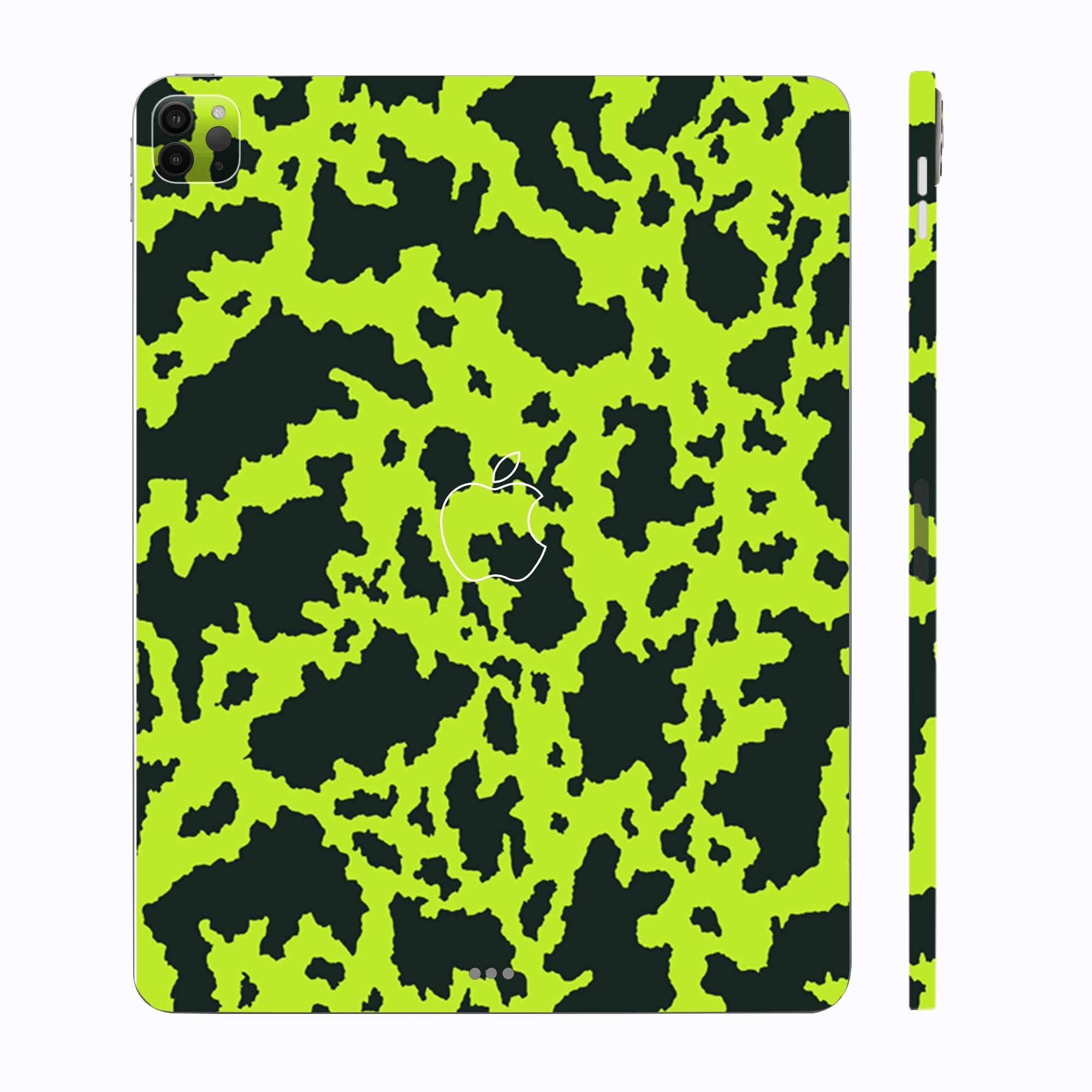 Apple iPad Pro 12.9 M2 2022 Neon Green Splatter Tablet Skins