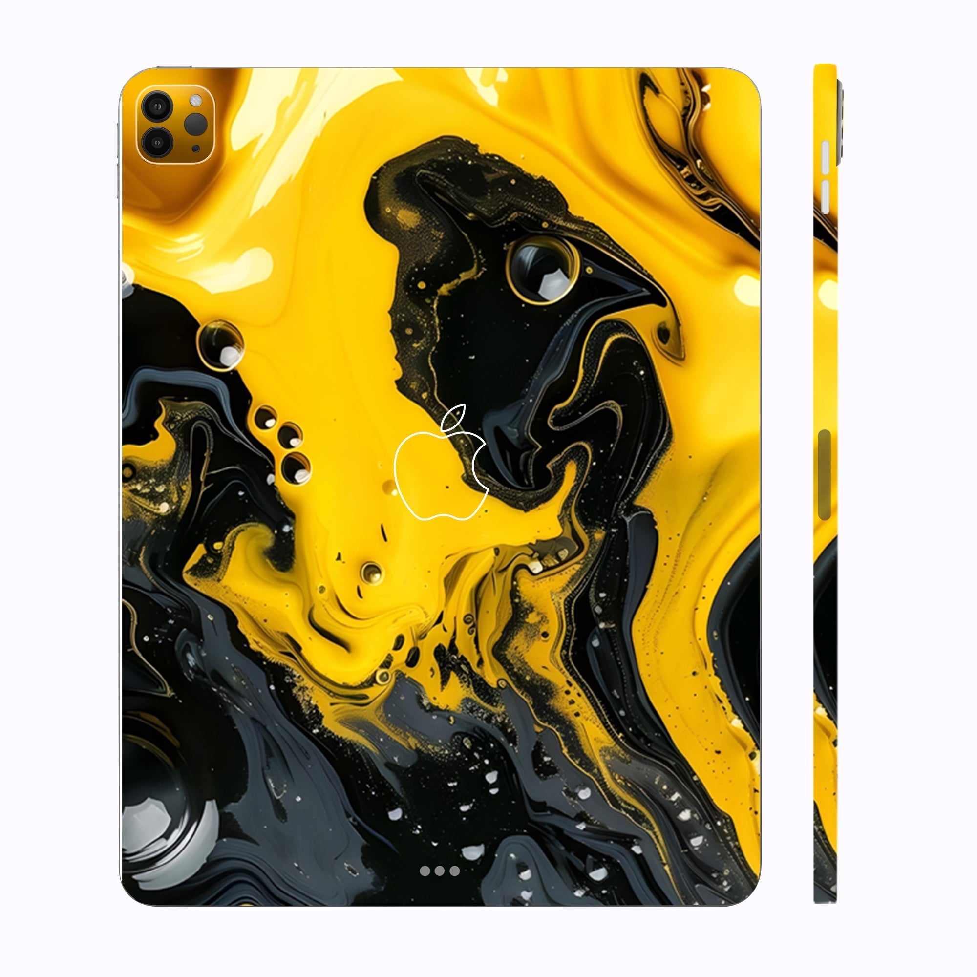 Apple iPad Pro 12.9 M1 2021 Golden Liquid Tablet Skins
