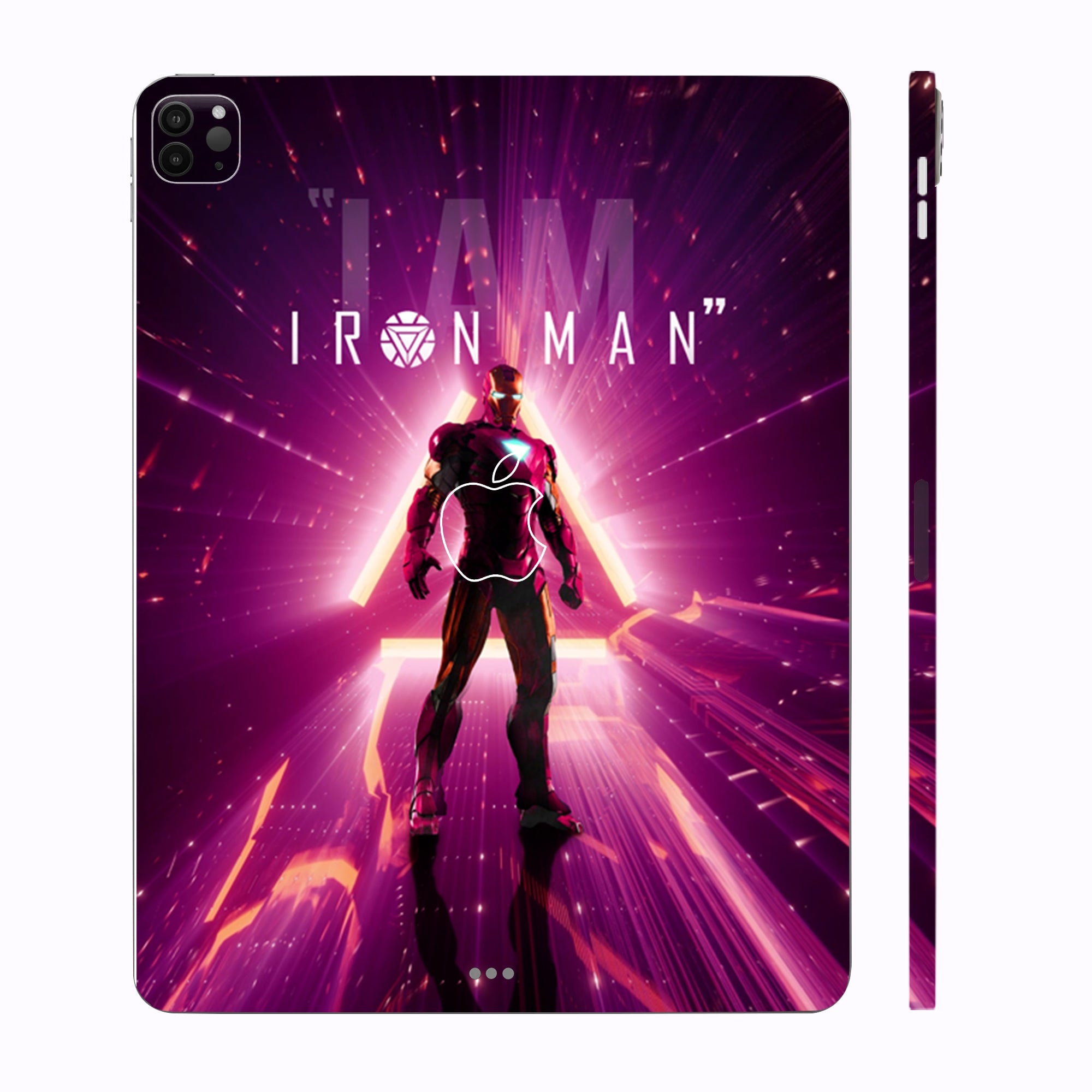Apple iPad Pro 12.9 M2 2022 I Am Iron Man Movies Tablet Skins