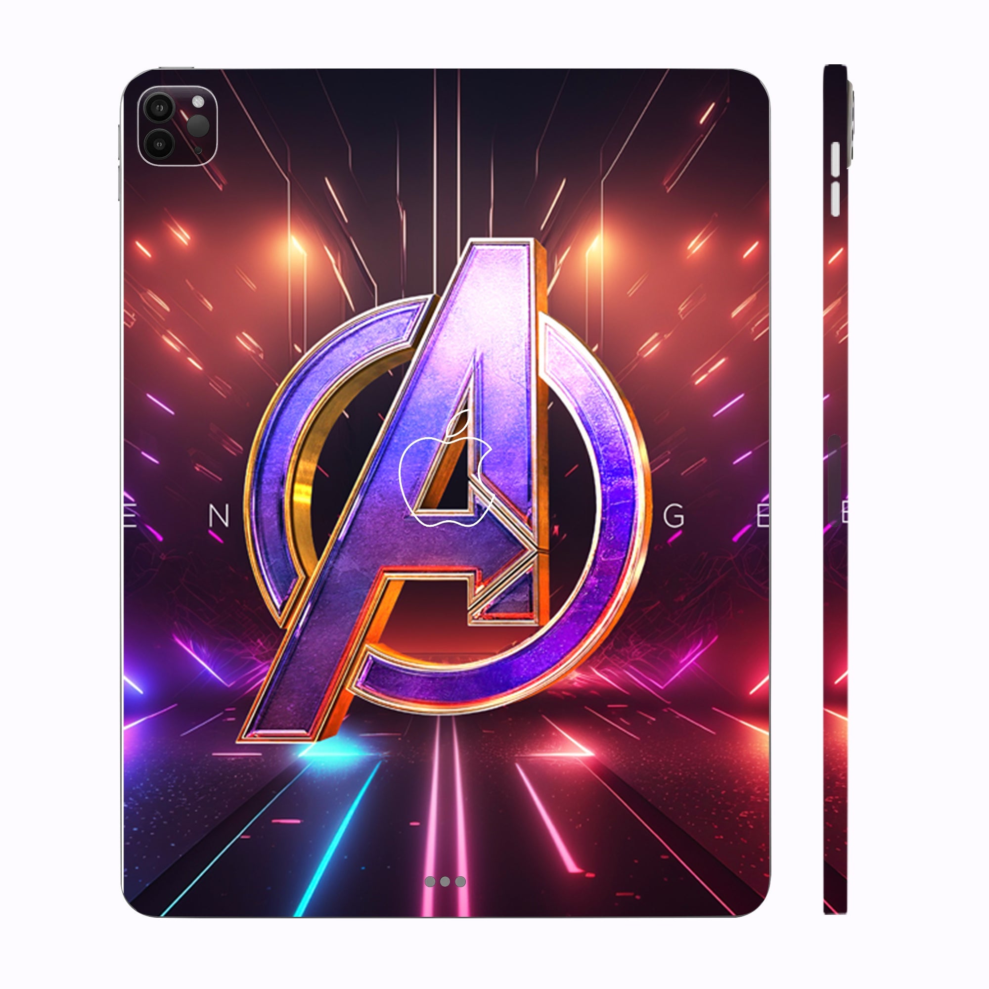 Apple iPad Pro 12.9 M2 2022 Avengers Logo Movies Tablet Skins