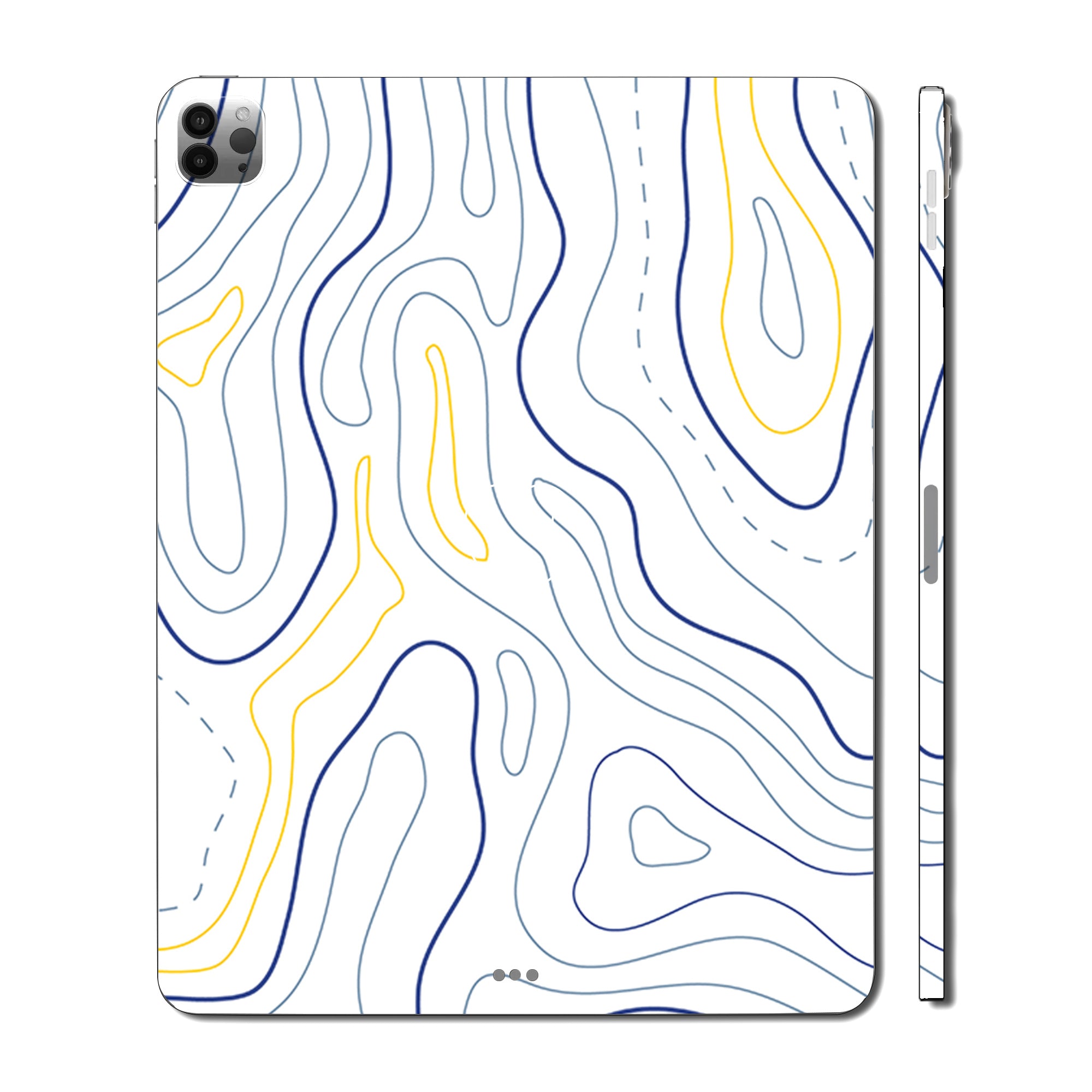 Apple iPad Pro 12.9 2020 Minimalist Colorful Contours Tablet Skins