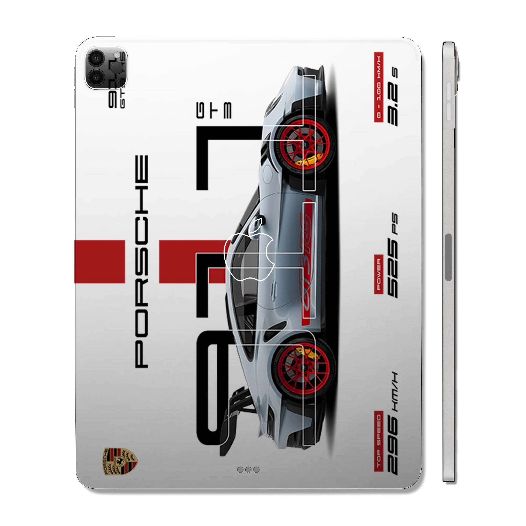Apple iPad Pro 12.9 2020 Transparent Porsche 911 GT3 RS Cars & Bikes Tablet Skins