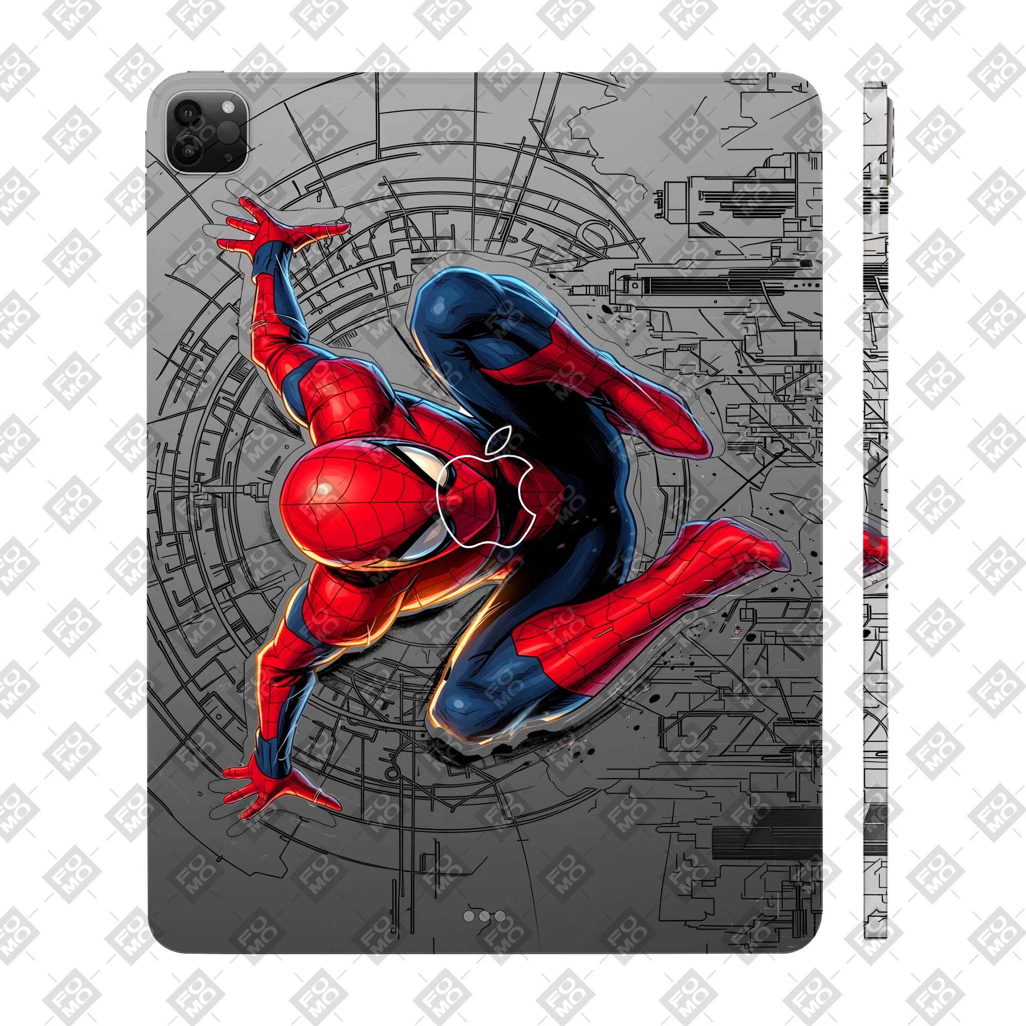 Apple iPad Pro 12.9 2020 Transparent Web of Destiny Tablet Skin