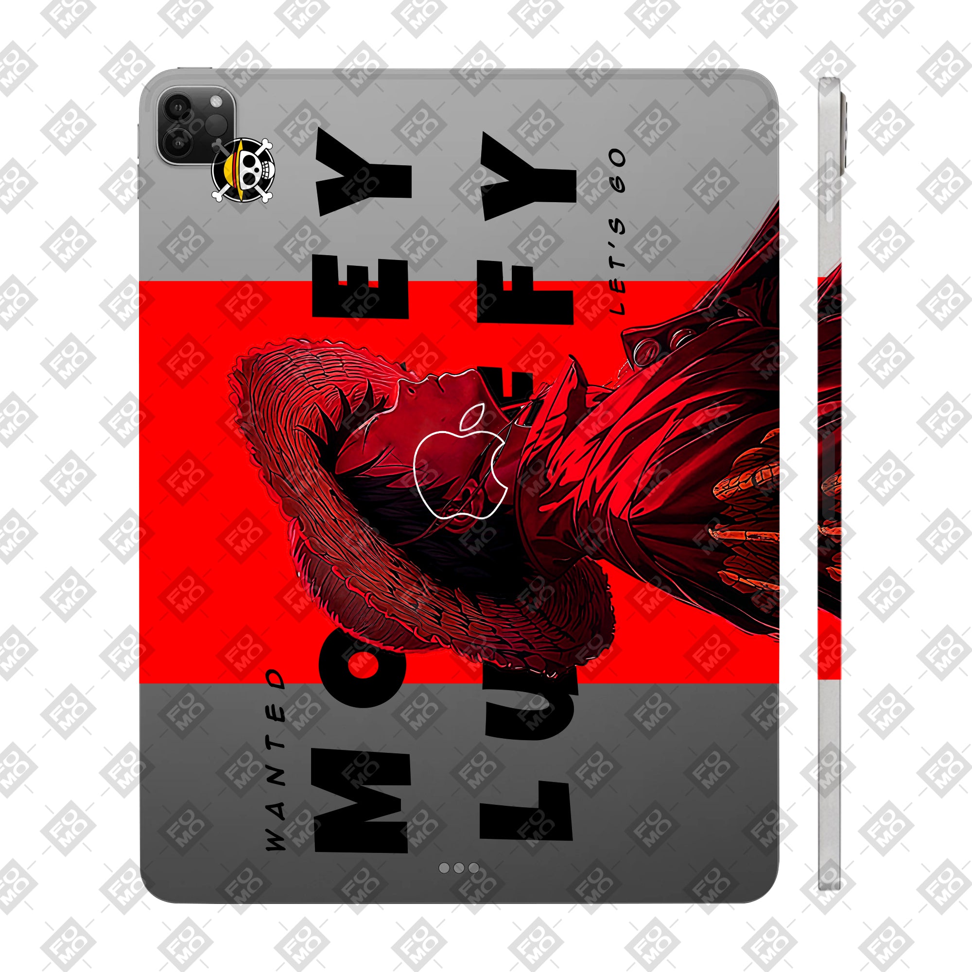 Apple iPad Pro 12.9 2020 Transparent Pirate King Tablet Skin