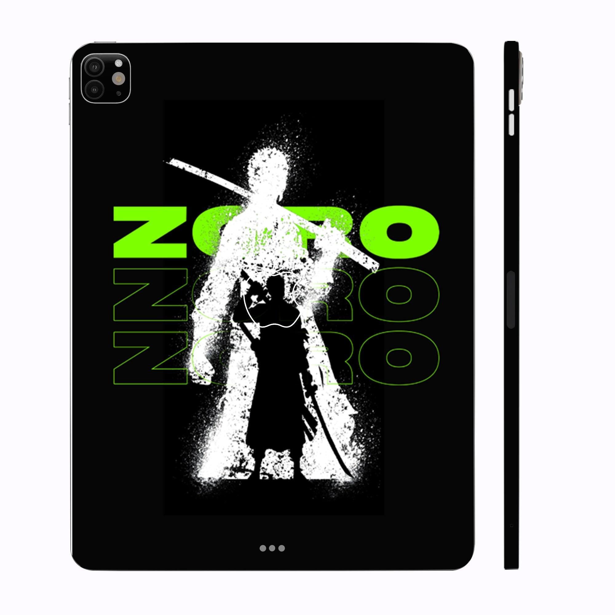 Apple iPad Pro 11 M4 2024 Zoro in Green Anime Tablet Skins