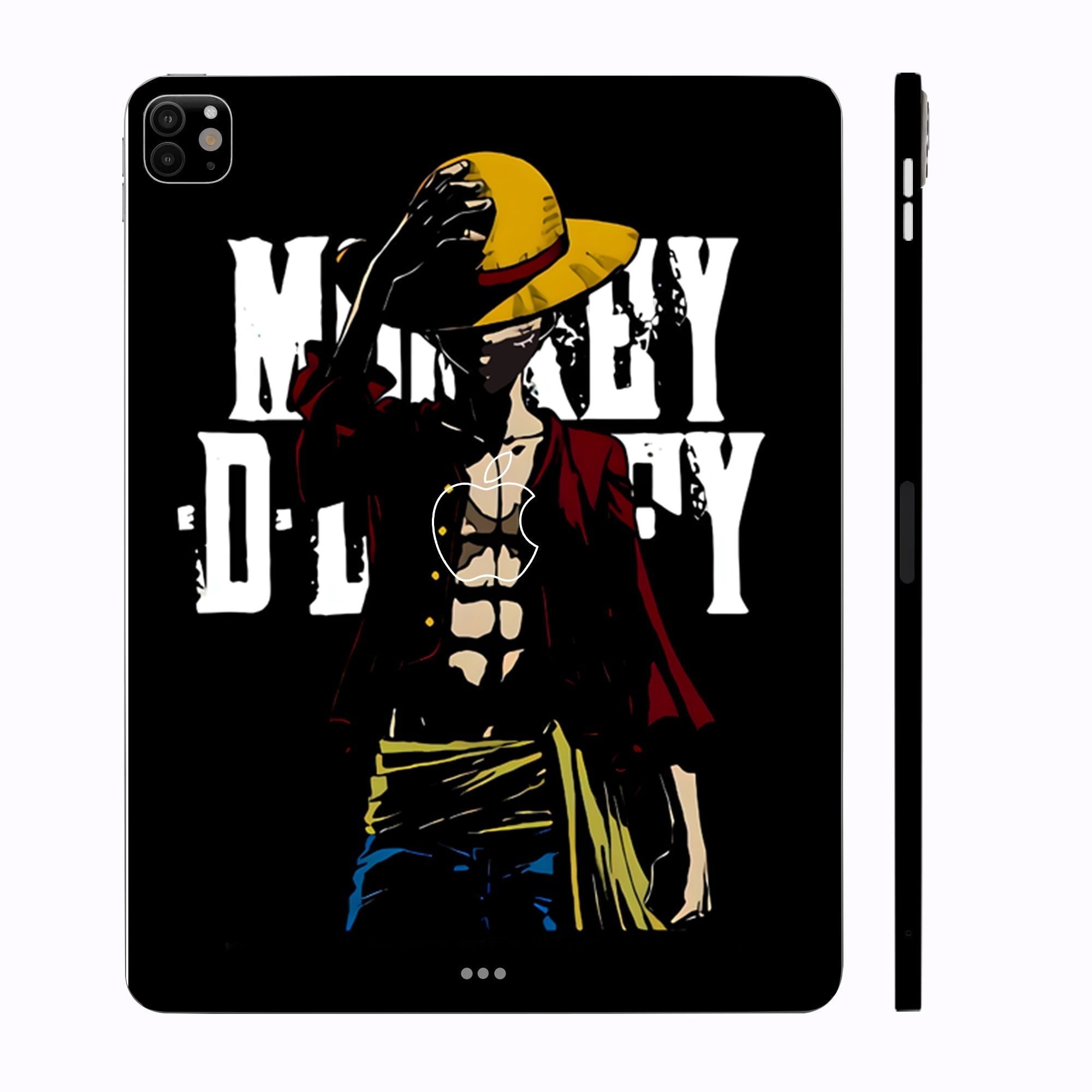 Apple iPad Pro 11 M4 2024 Luffy With His Straw Hat Anime Tablet Skins