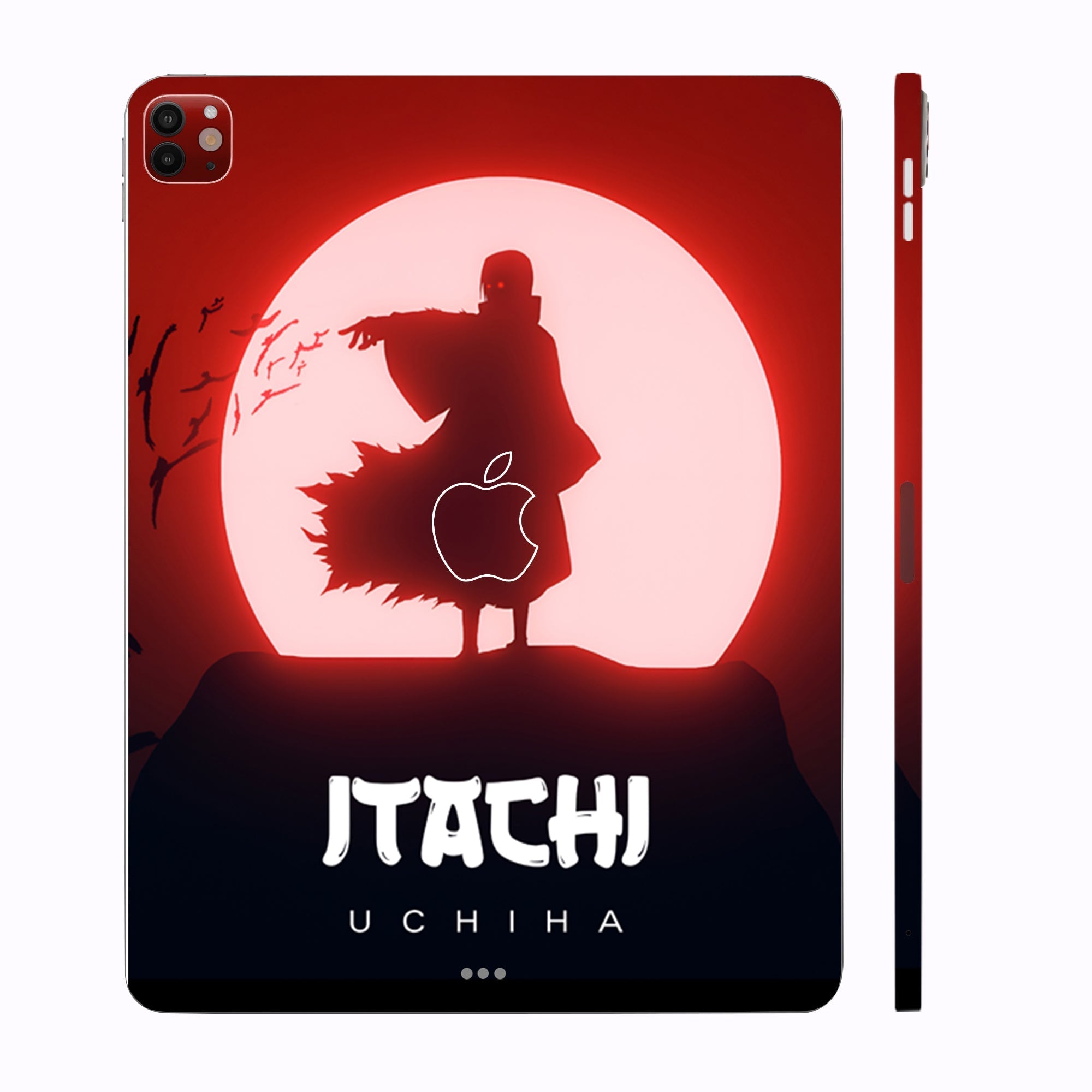 Apple iPad Pro 11 M4 2024 Itachi Uchiha Under Red Moon Anime Tablet Skins