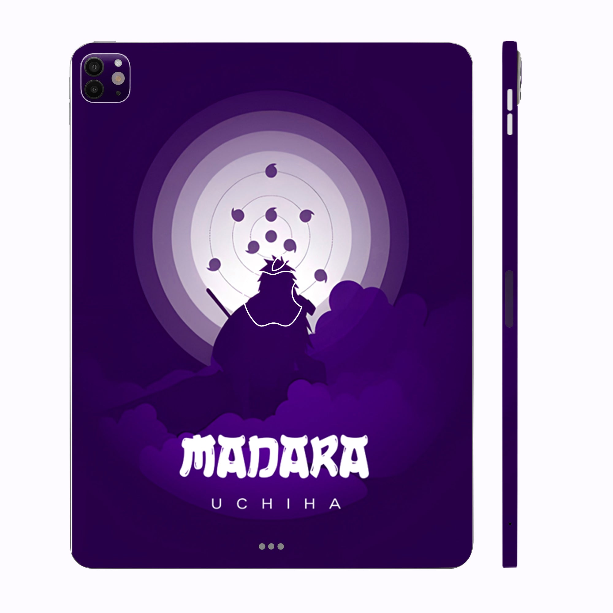 Apple iPad Pro 11 M4 2024 Uchiha Madara in Violet Silhouette Anime Tablet Skins