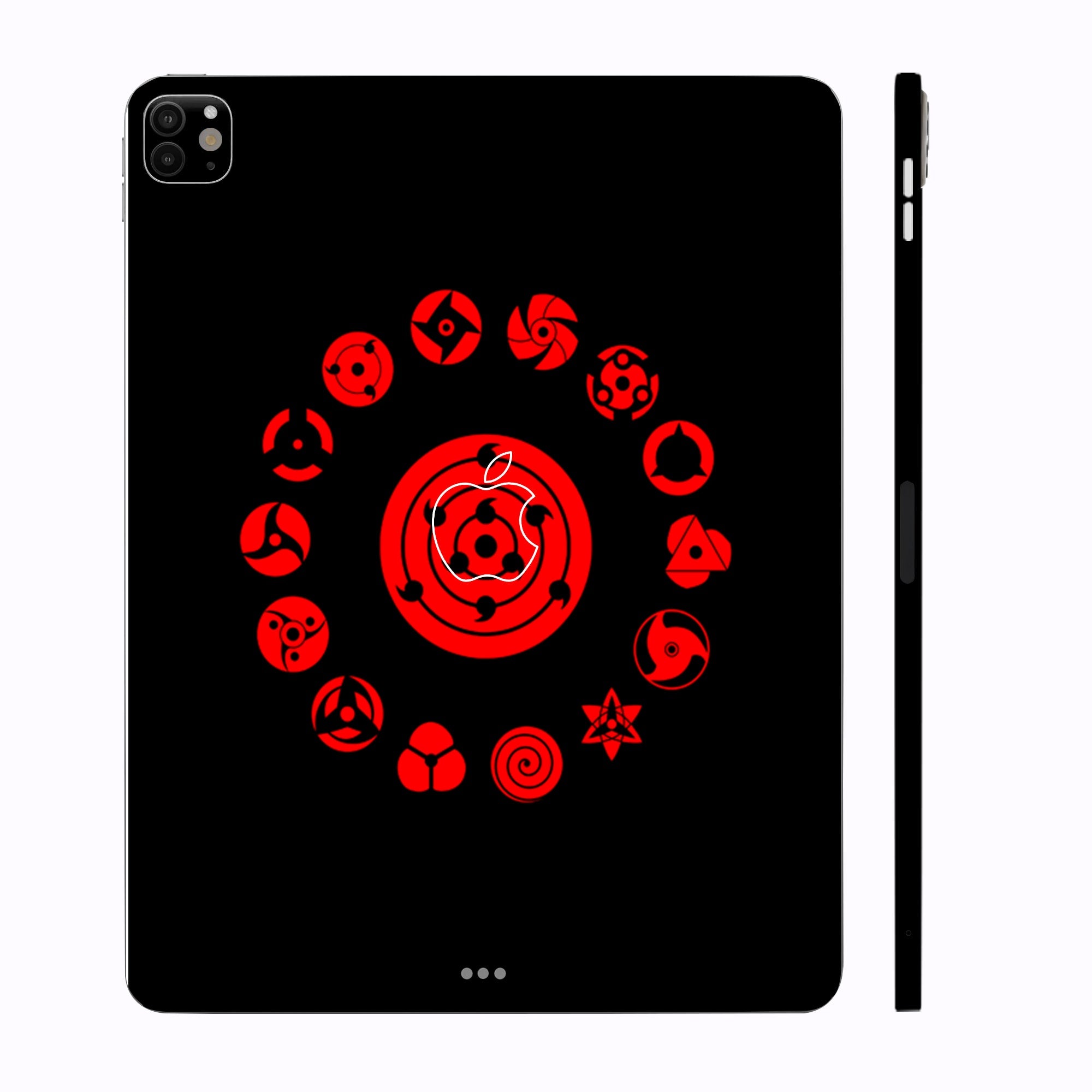 Apple iPad Pro 13 M4 2024 All Sharingan Naruto Anime Tablet Skins