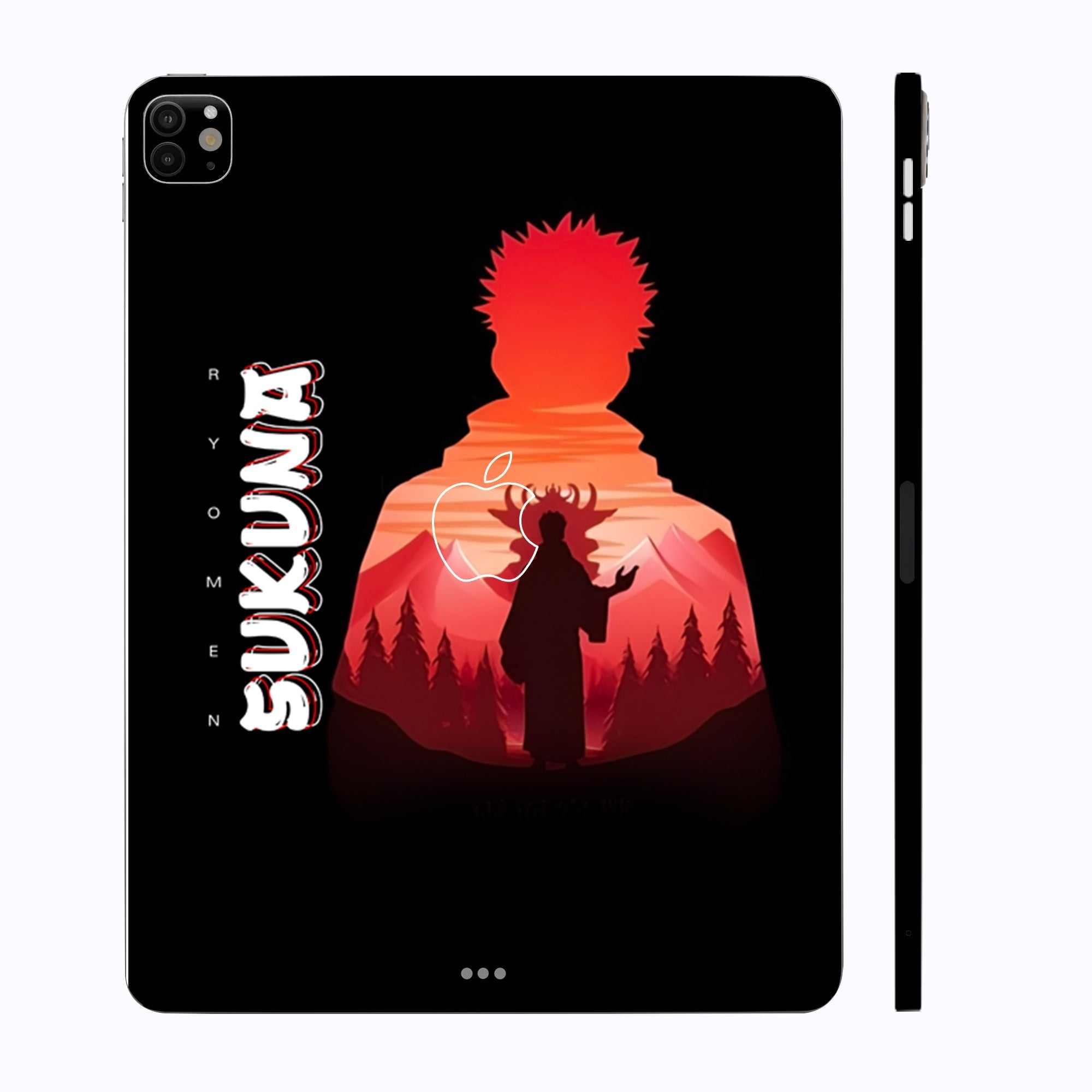 Apple iPad Pro 11 M4 2024 Ryomen Sukuna Silhouette Anime Tablet Skins