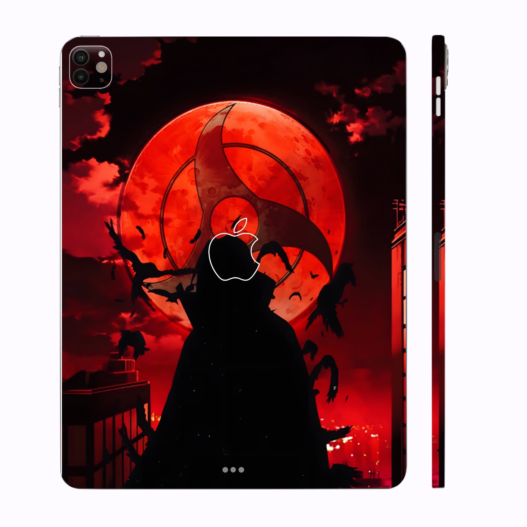 Apple iPad Pro 11 M4 2024 Shadow of Itachi The Mangekyou Anime Tablet Skins