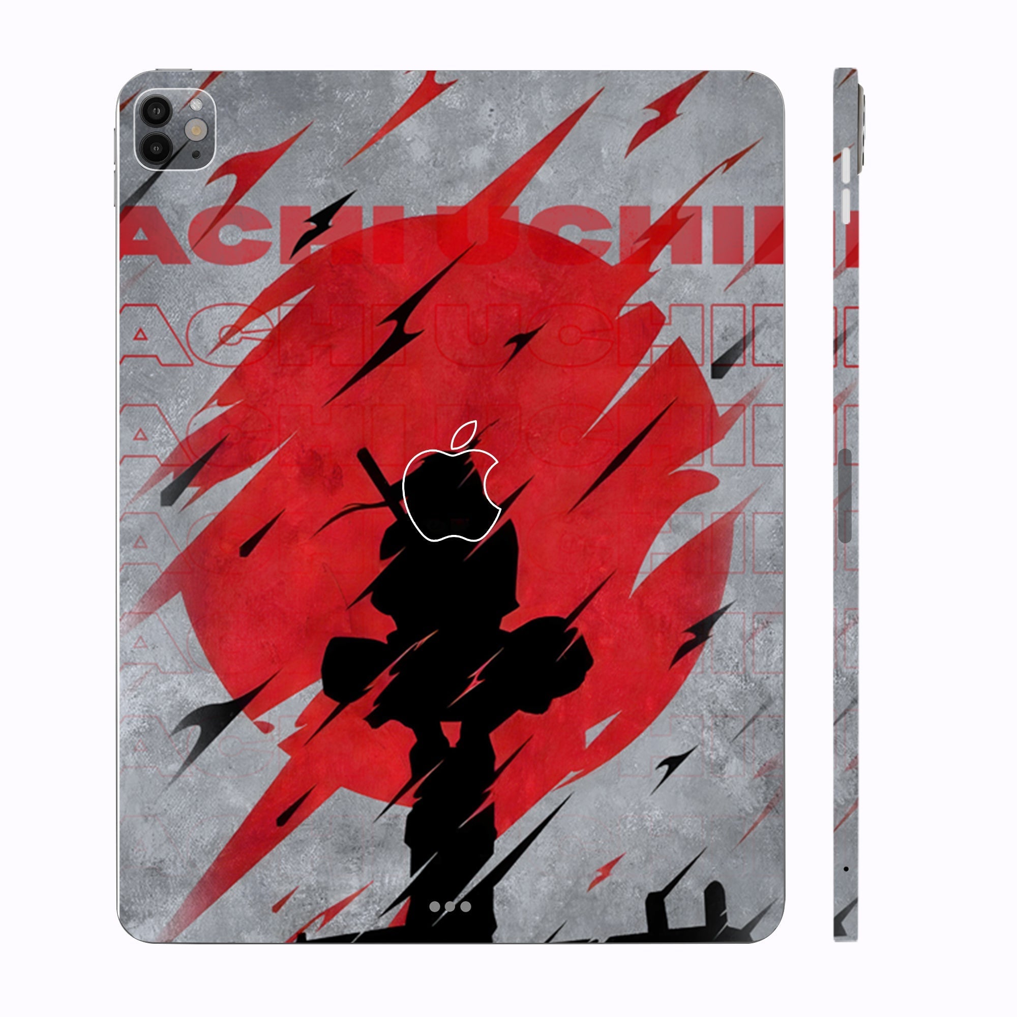 Apple iPad Pro 11 M4 2024 Itachi Uchiha in Bold Red Anime Tablet Skins