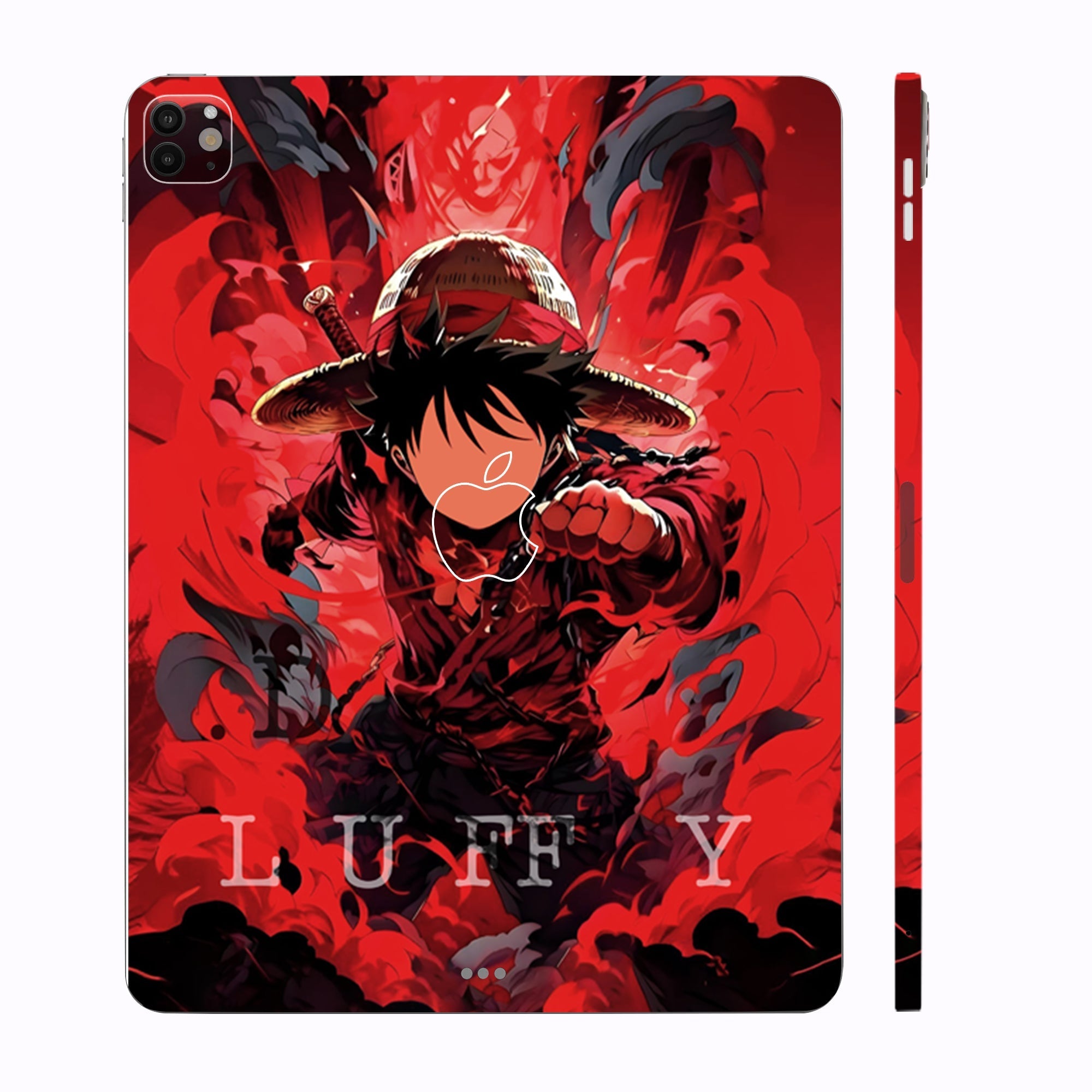 Apple iPad Pro 11 M4 2024 Gear Fifth Luffy in Red Anime Tablet Skins