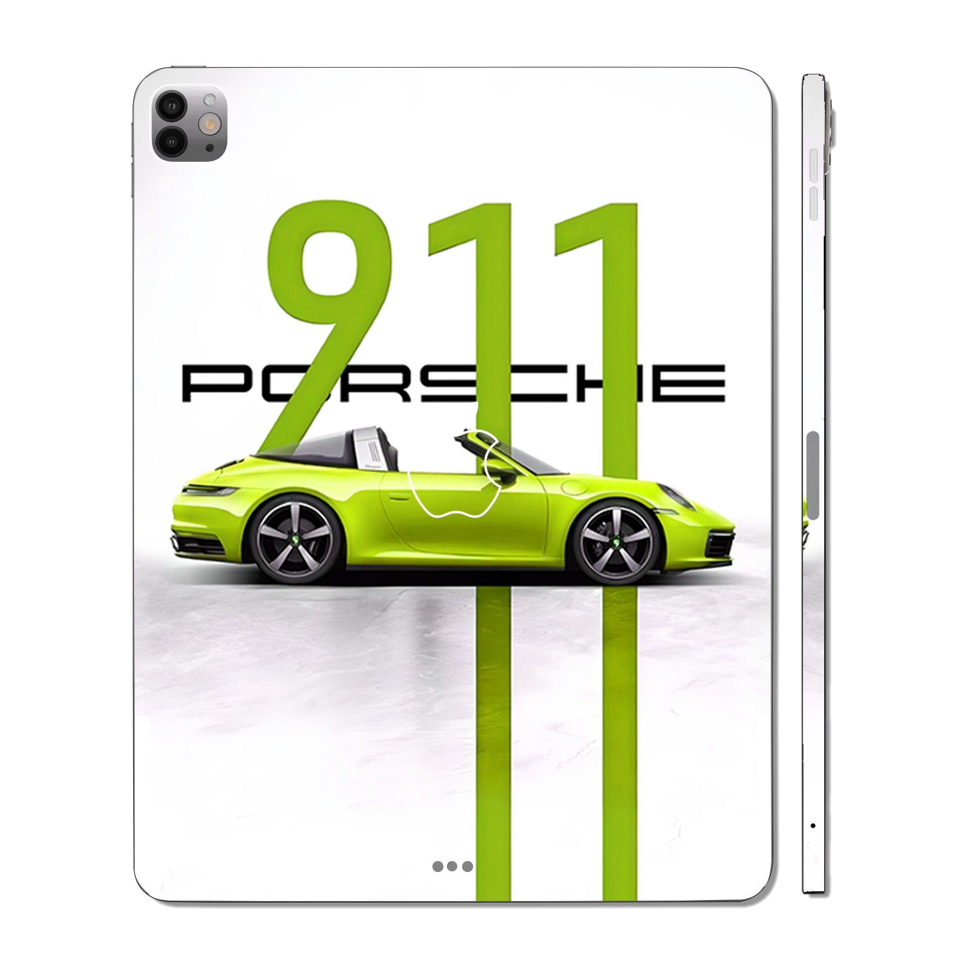 Apple iPad Pro 13 M4 2024 Lime Porsche 911 Cars & Bikes Tablet Skins