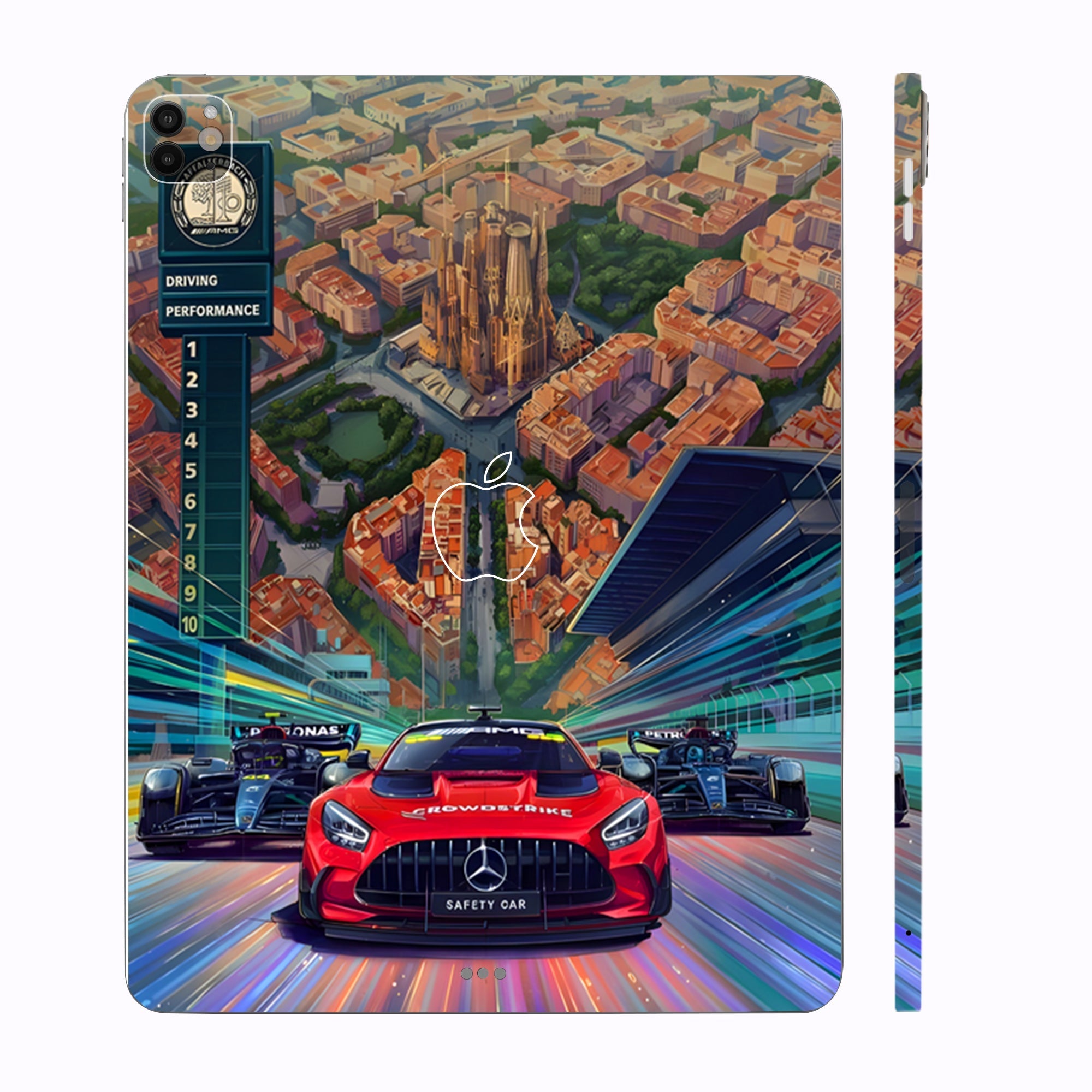 Apple iPad Pro 11 M4 2024 2023 Spanish Grand Prix Cars & Bikes Tablet Skins