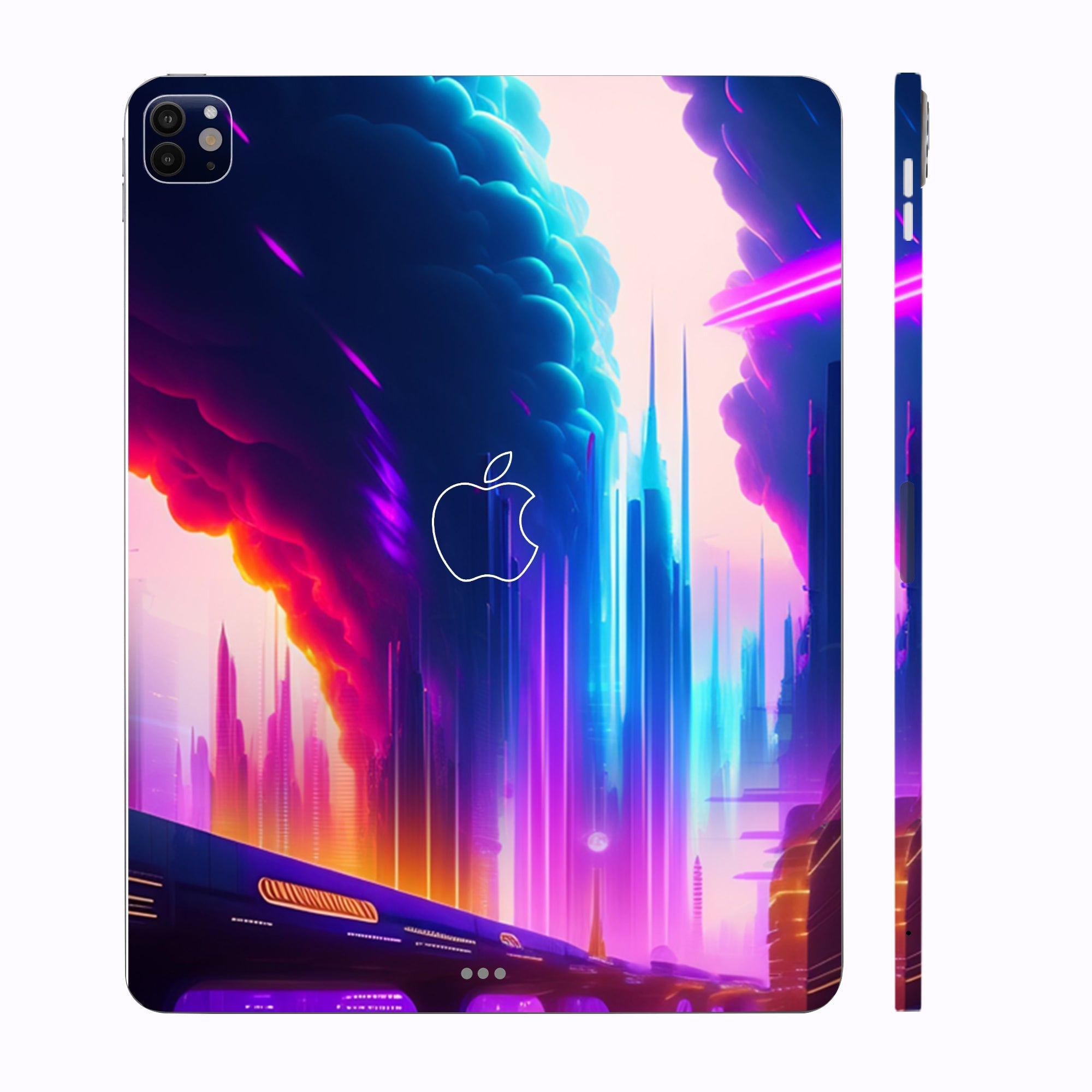 Apple iPad Pro 11 M4 2024 Neon City Tablet Skins