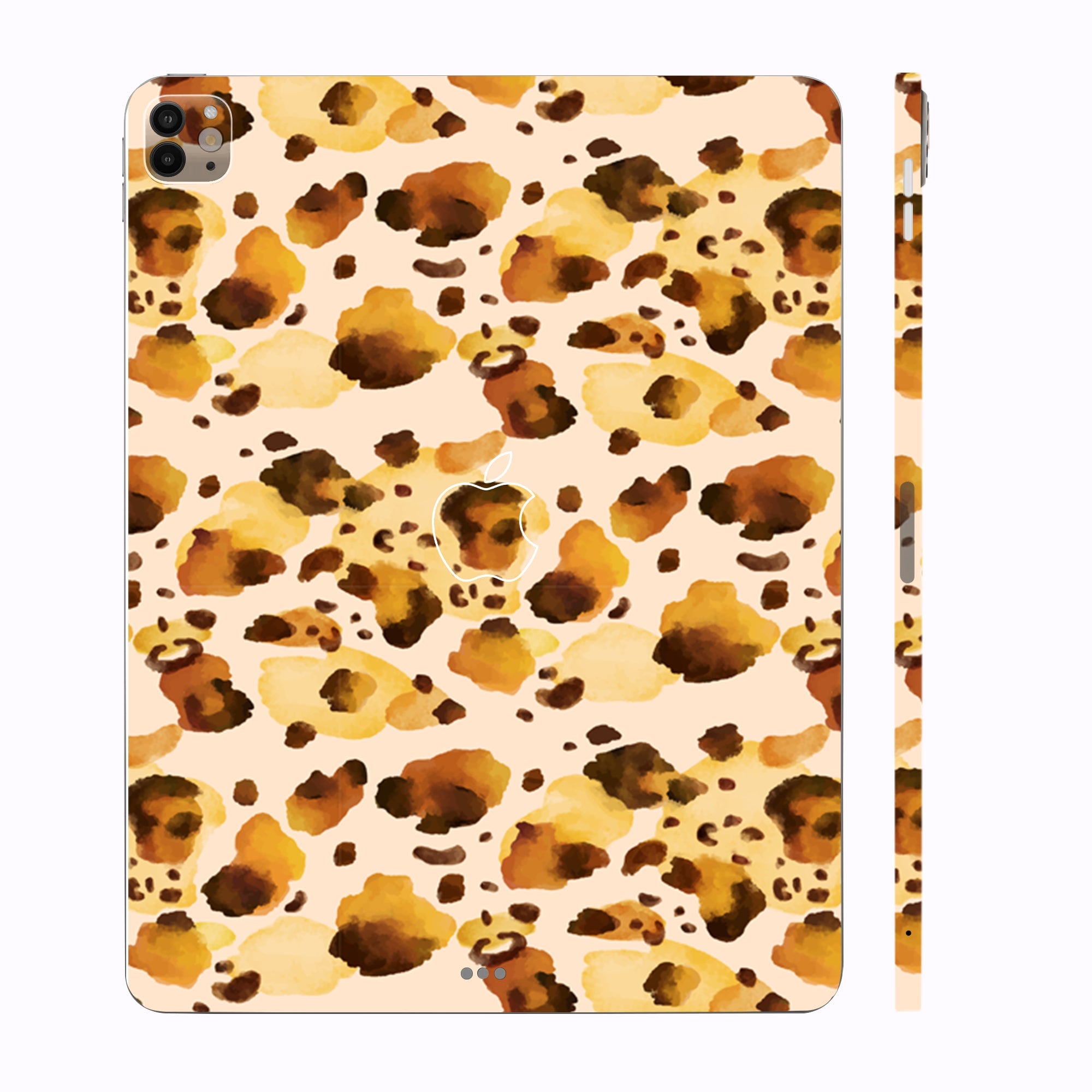 Apple iPad Pro 13 M4 2024 Brown Spotted Tablet Skins