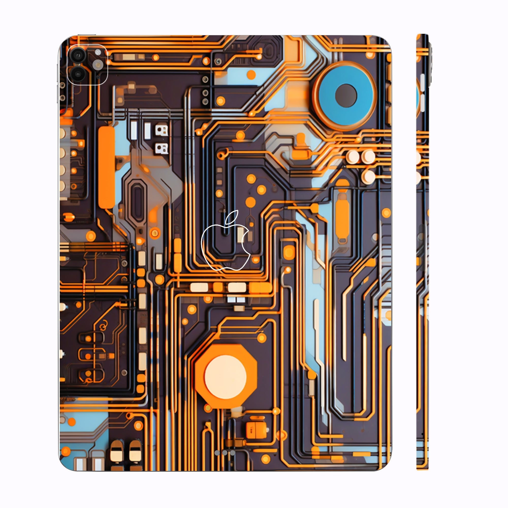 Apple iPad Pro 13 M4 2024 Copper Circuit Design Tablet Skins