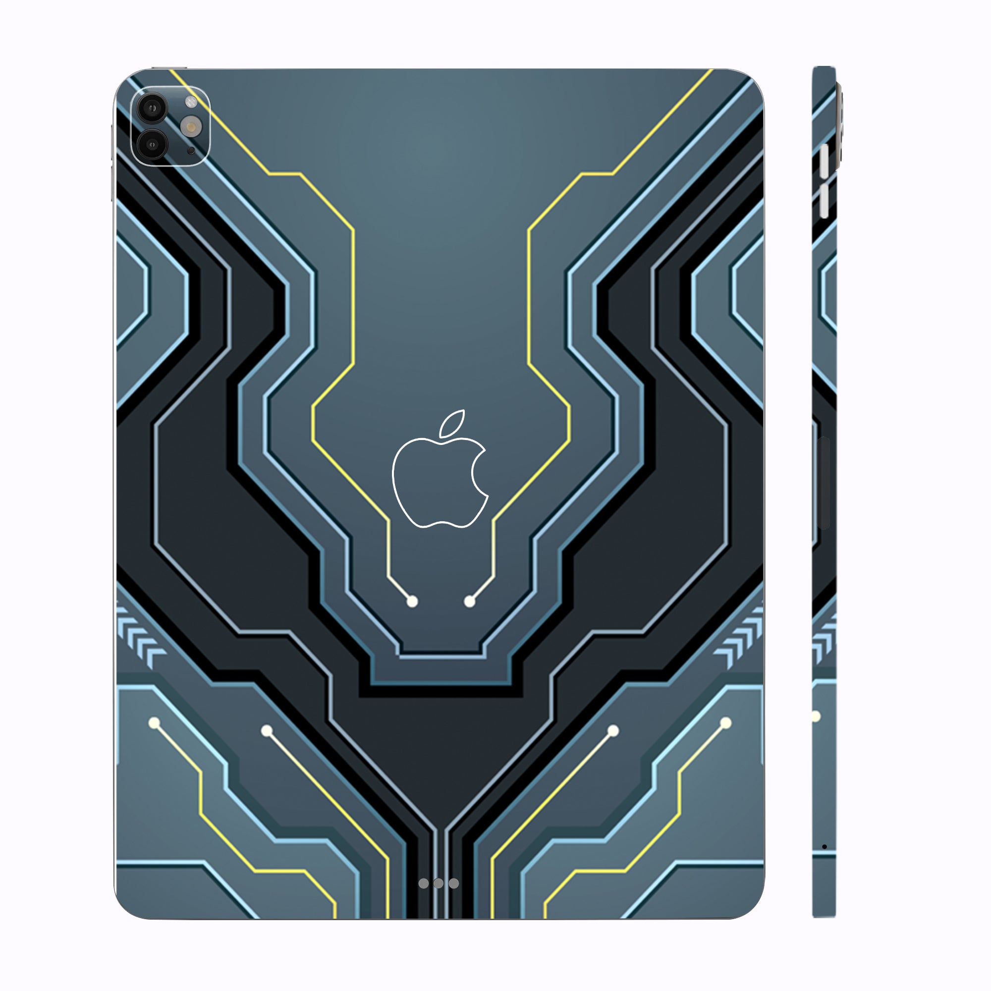 Apple iPad Pro 13 M4 2024 Futuristic Techno Tablet Skins