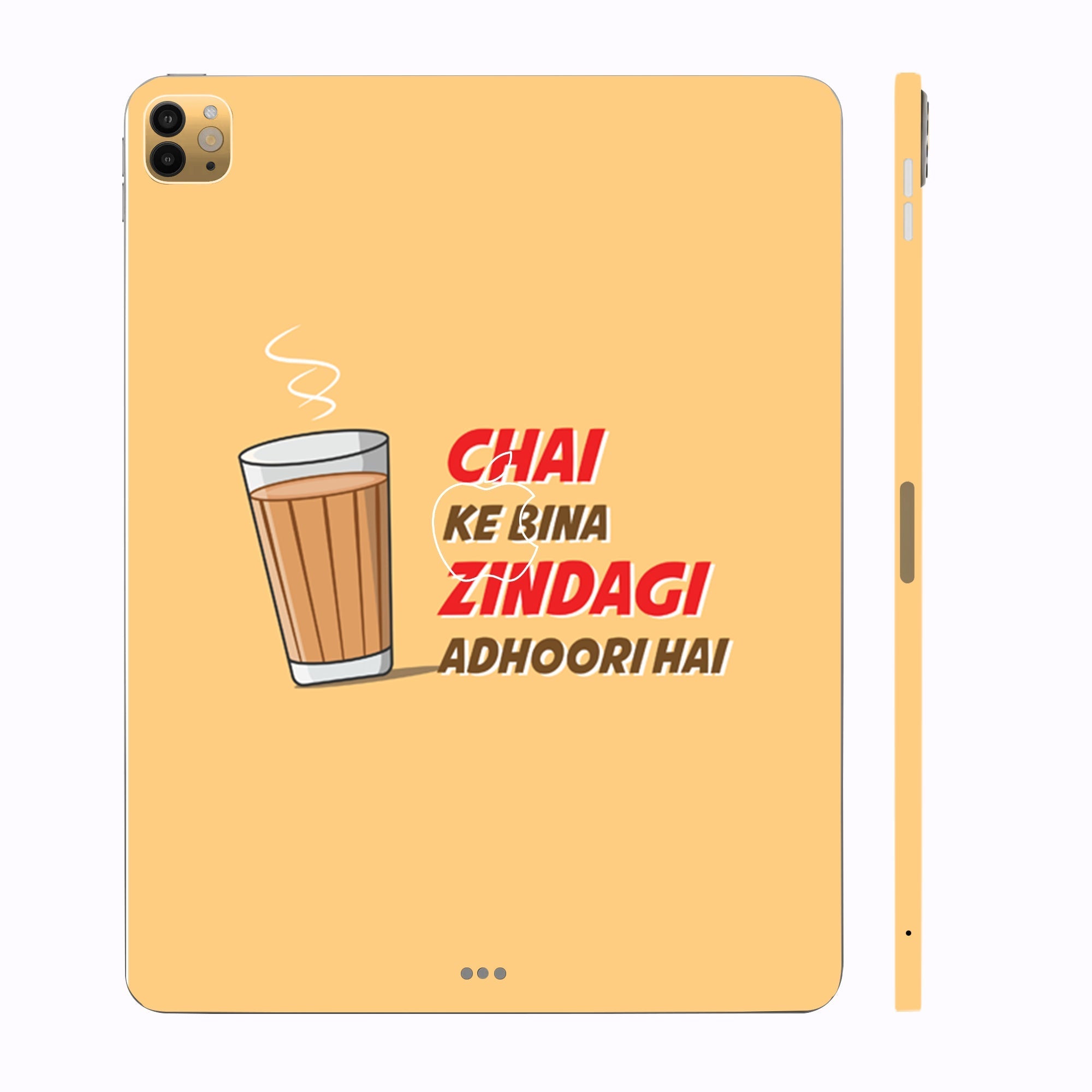 Apple iPad Pro 11 M4 2024 Chai Ke Bina Zindagi Adhoori Hai Tablet Skins