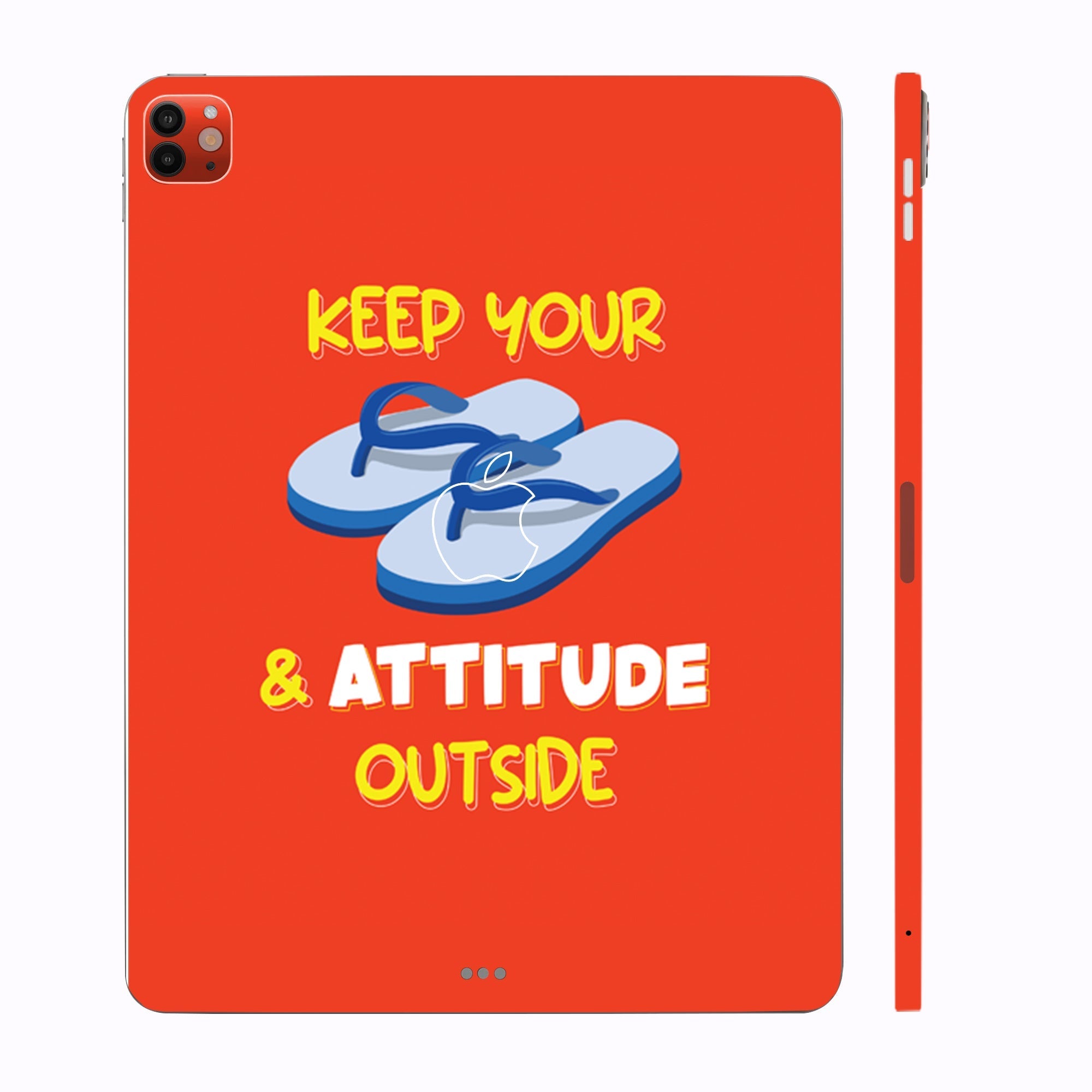 Apple iPad Pro 11 M4 2024 Keep your chappal and attitude outside Tablet Skins