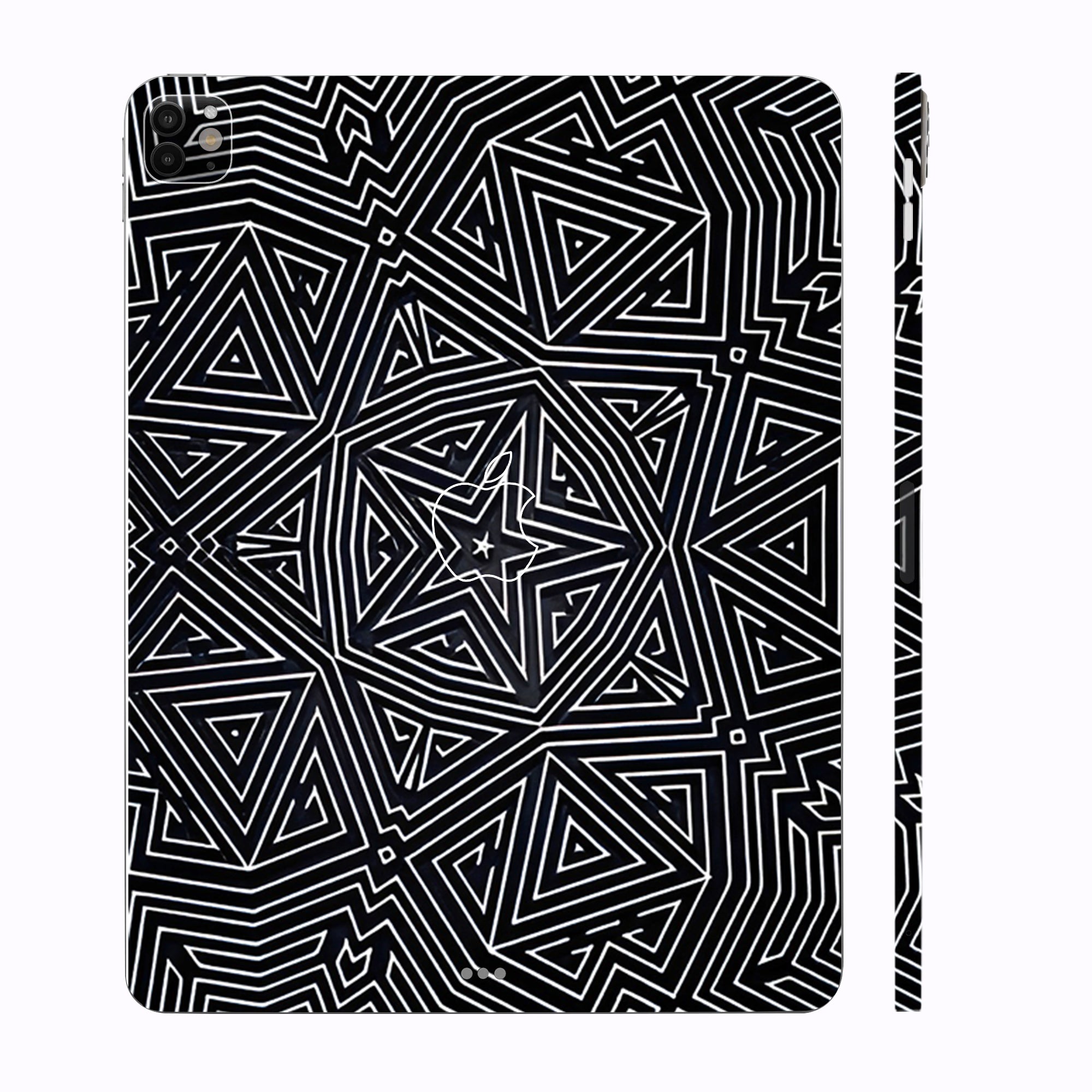 Apple iPad Pro 13 M4 2024 Monochrome Maze Tablet Skins