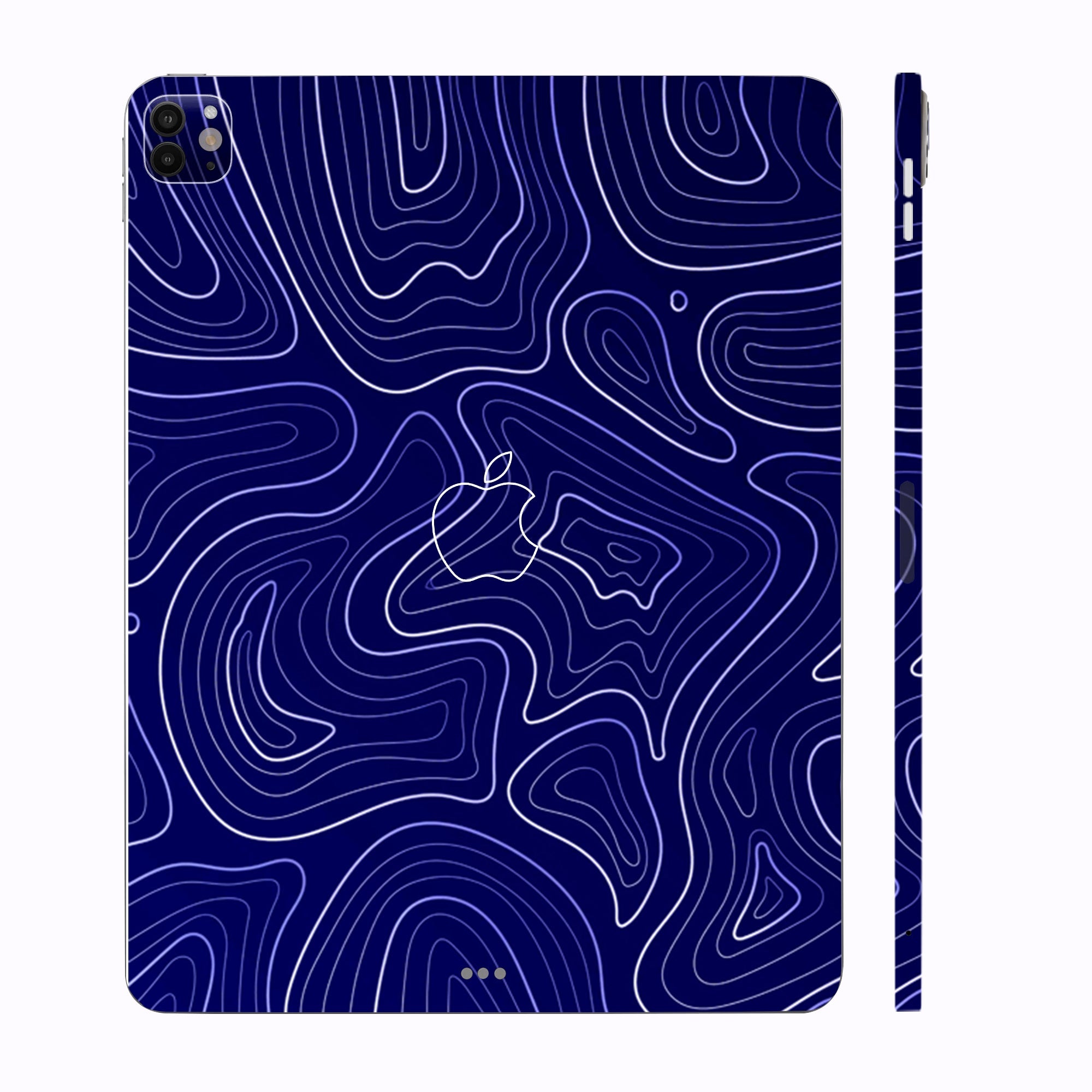 Apple iPad Pro 13 M4 2024 Deep Blue Contour Tablet Skins
