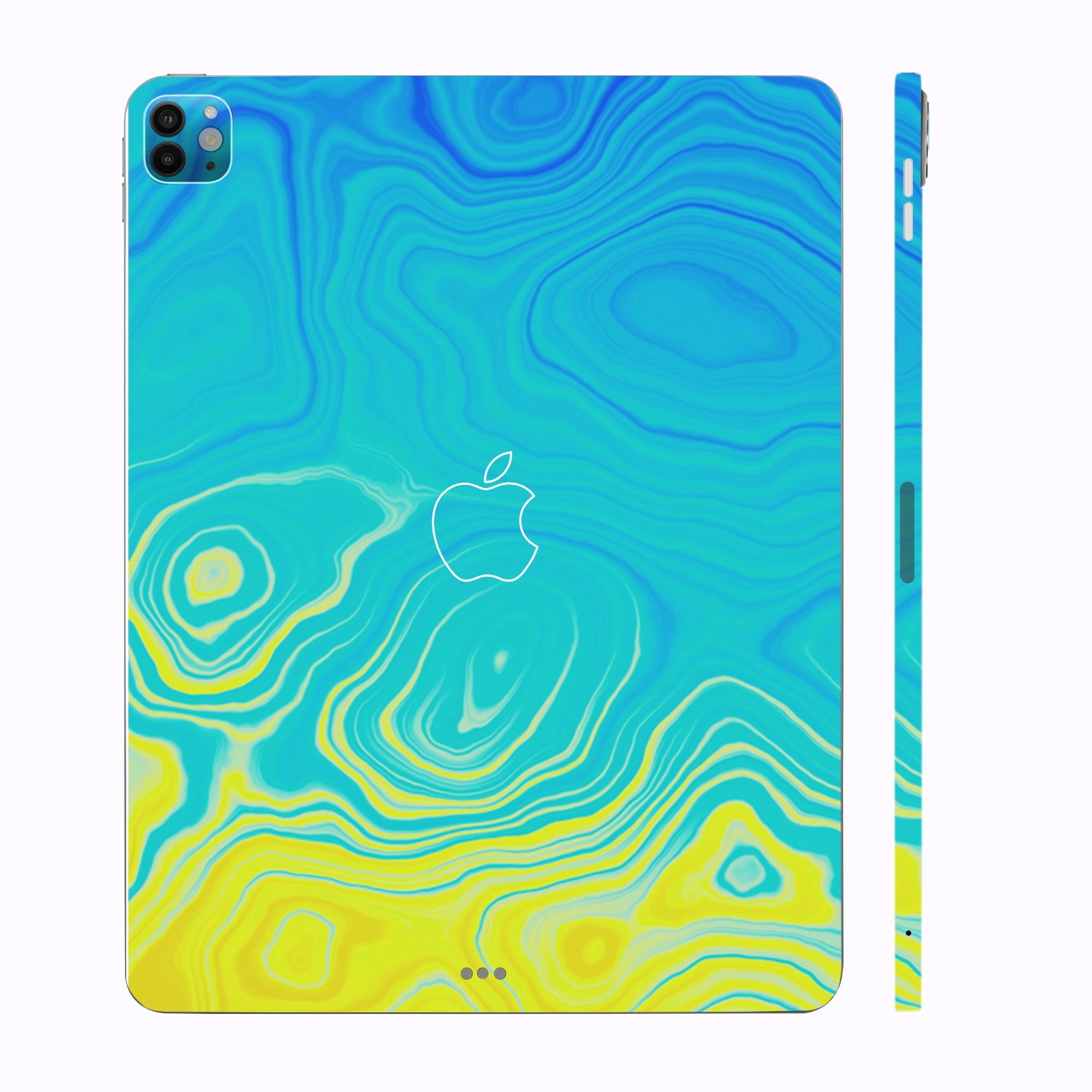 Apple iPad Pro 13 M4 2024 Ocean Gradient Waves Tablet Skins