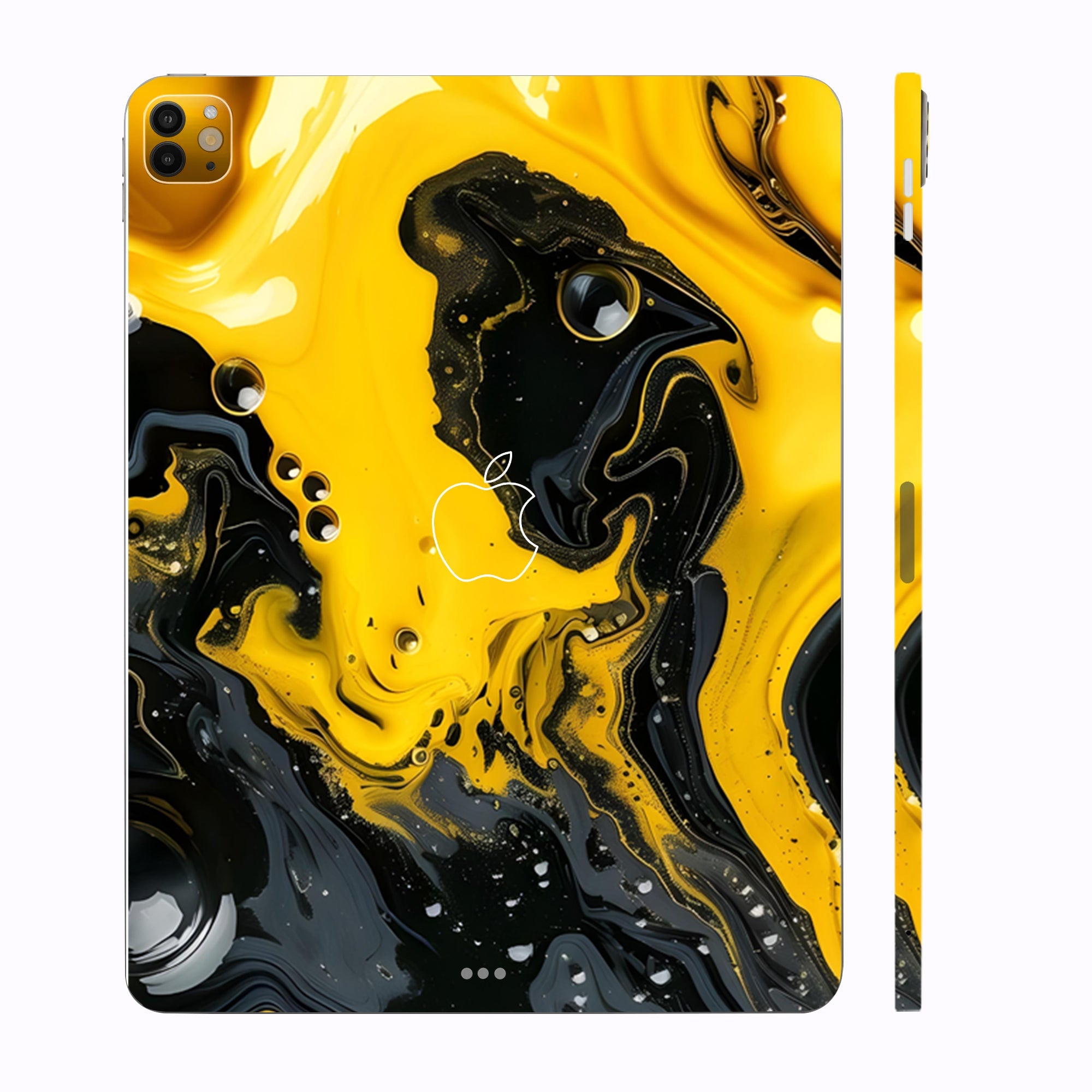Apple iPad Pro 13 M4 2024 Golden Liquid Tablet Skins