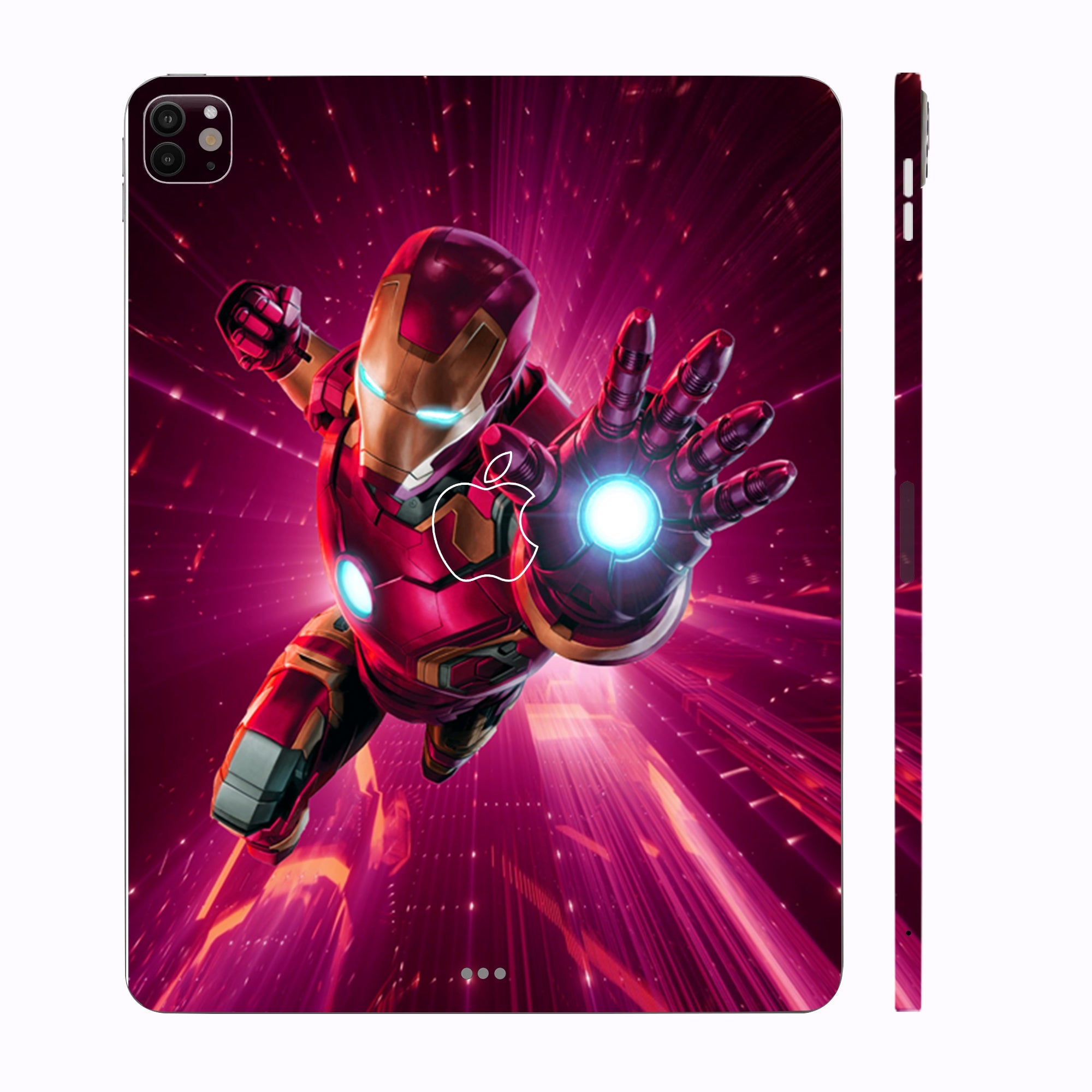 Apple iPad Pro 13 M4 2024 Iron Man in Action Movies Tablet Skins