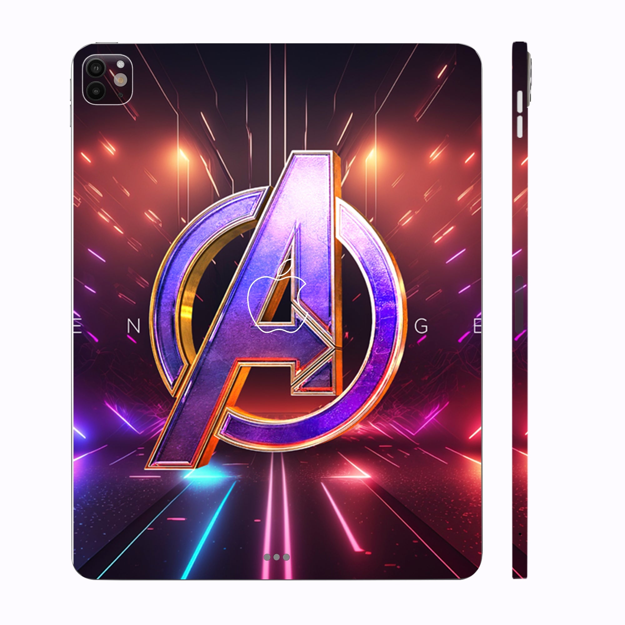 Apple iPad Pro 13 M4 2024 Avengers Logo Movies Tablet Skins