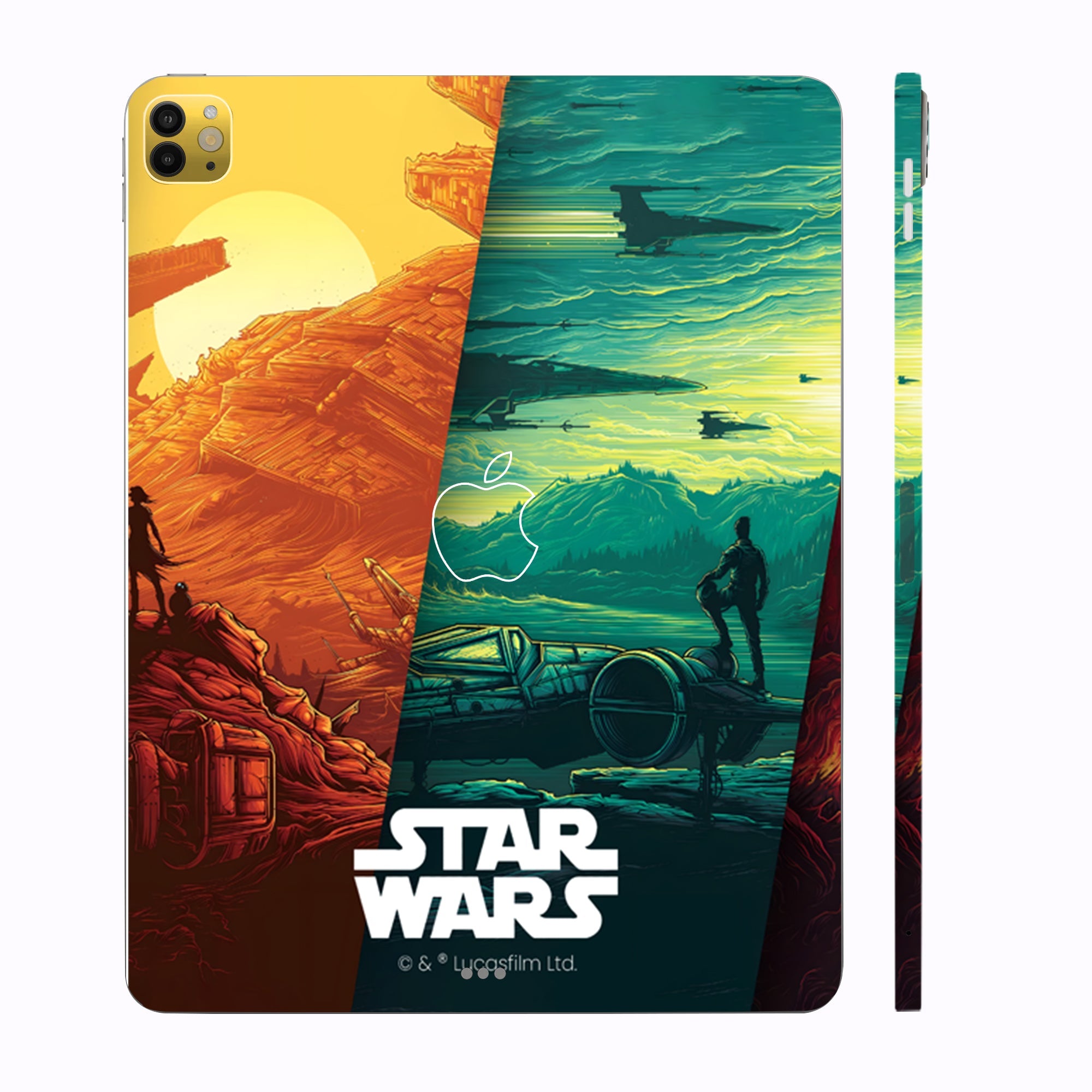 Apple iPad Pro 13 M4 2024 Star Wars Movies Tablet Skins