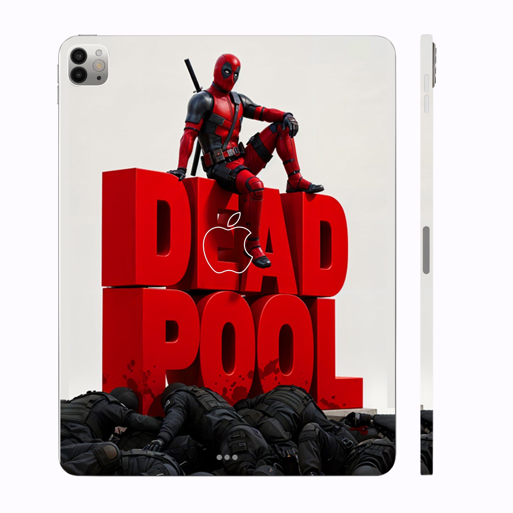 Apple iPad Pro 13 M4 2024 Deadpool Overkill Mode Movies Tablet Skins