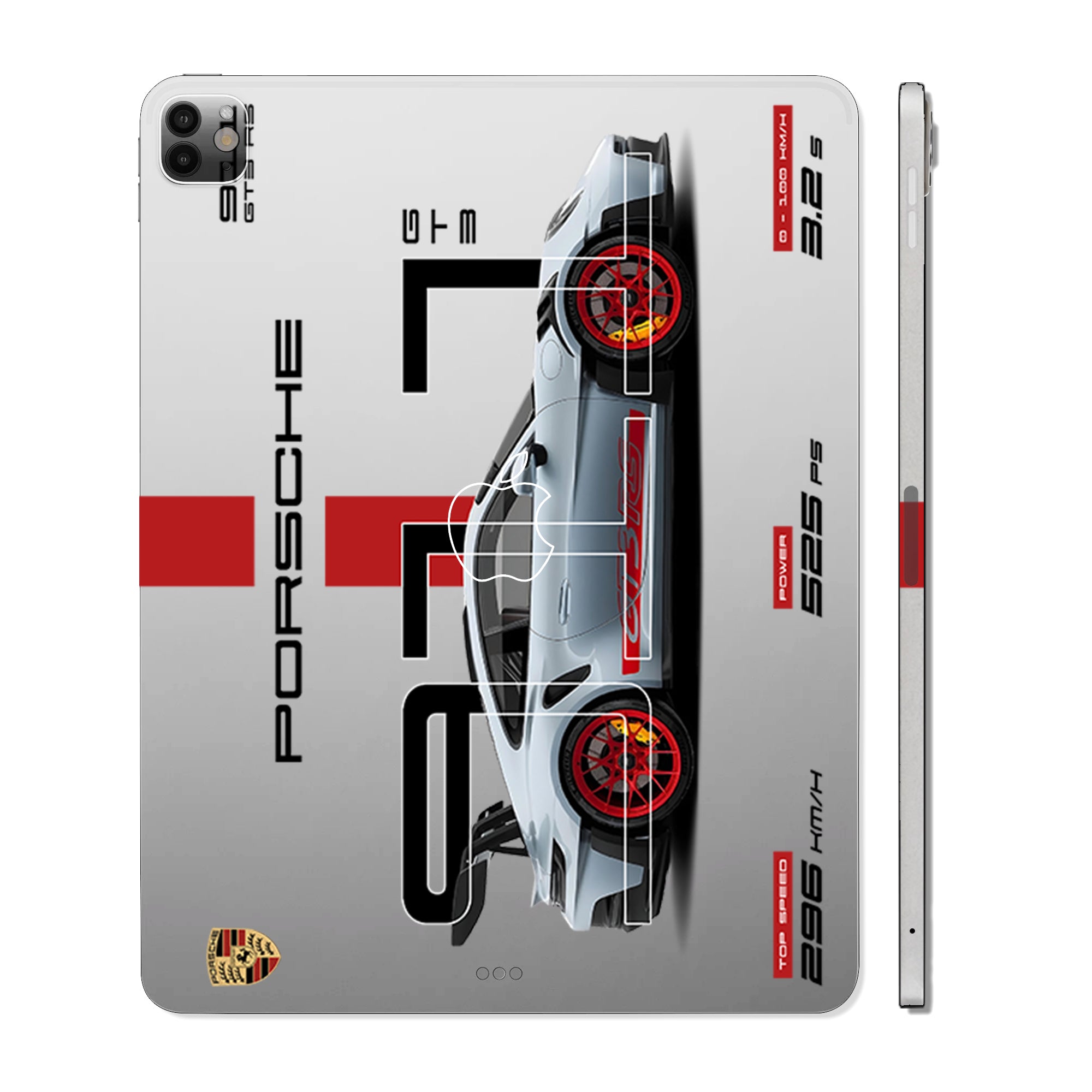 Apple iPad Pro 13 M4 2024 Transparent Porsche 911 GT3 RS Cars & Bikes Tablet Skins
