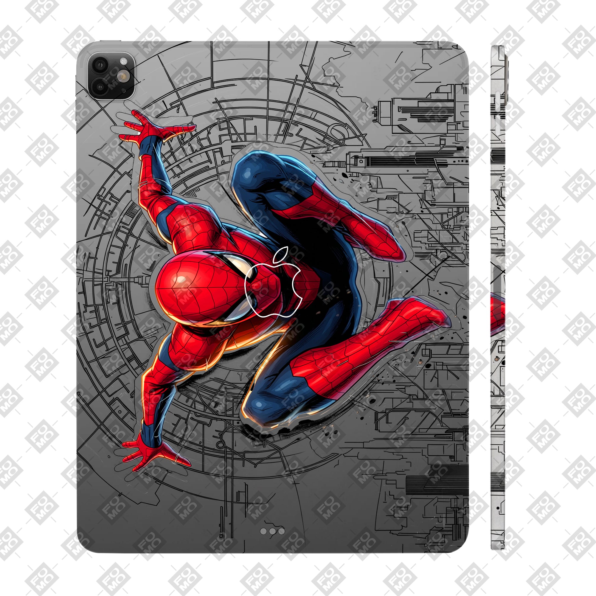 Apple iPad Pro 13 M4 2024 Transparent Web of Destiny Tablet Skin