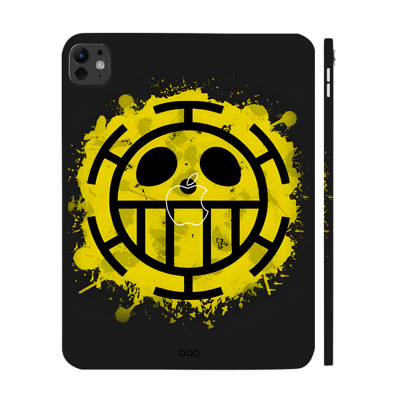 Apple iPad Pro 13 M5 2025 Heart Pirates Crew Logo Anime Tablet Skins