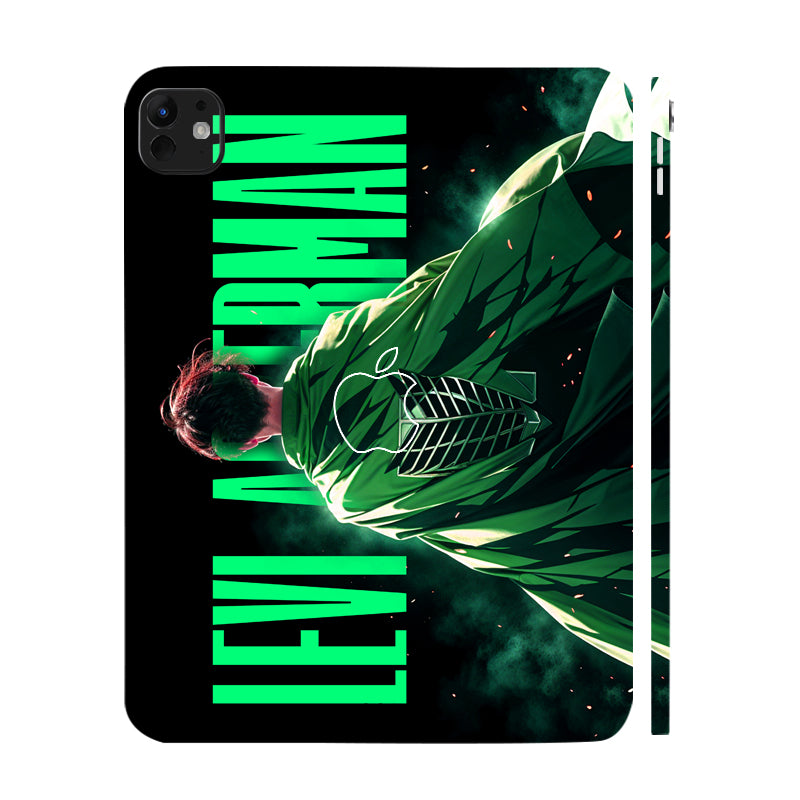 Apple iPad Pro 13 M5 2025 Levi Wings of Freedom Anime Tablet Skins