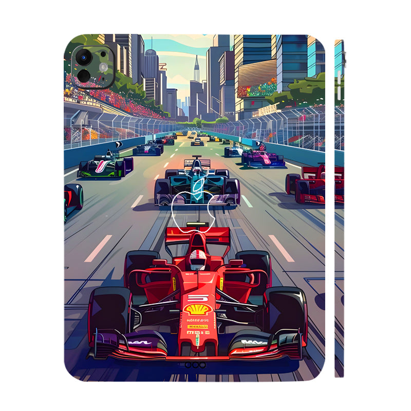 Apple iPad Pro 13 M5 2025 Urban Speed Cars & Bikes Tablet Skins