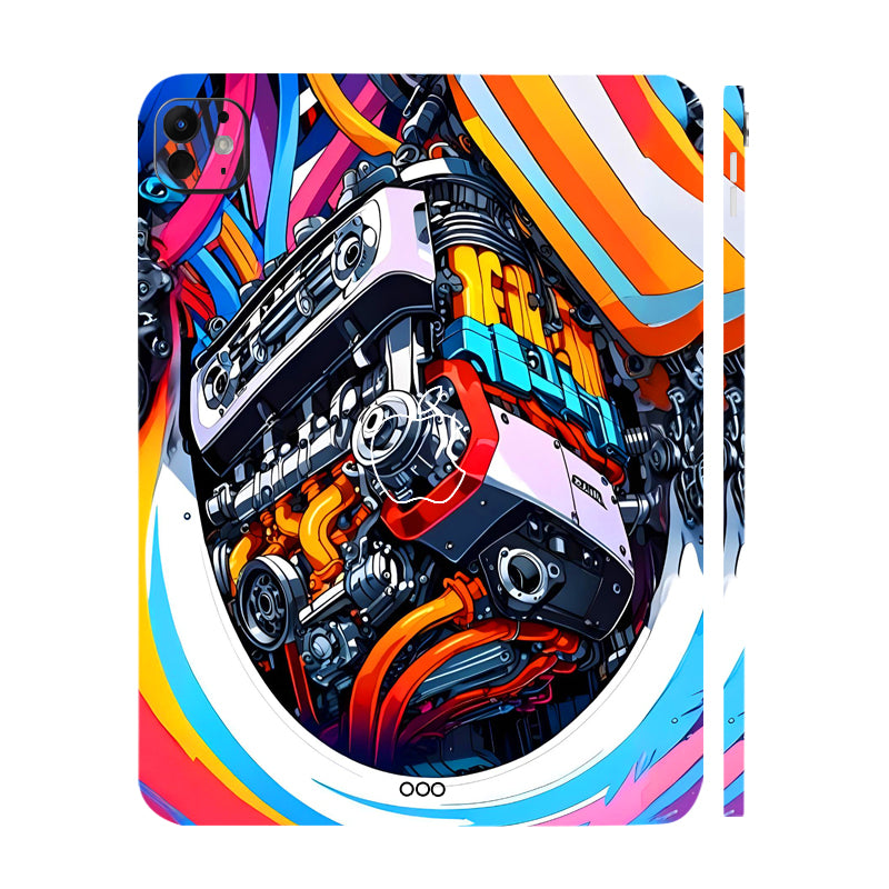 Apple iPad Pro 13 M5 2025 Power in Motion Cars & Bikes Tablet Skins